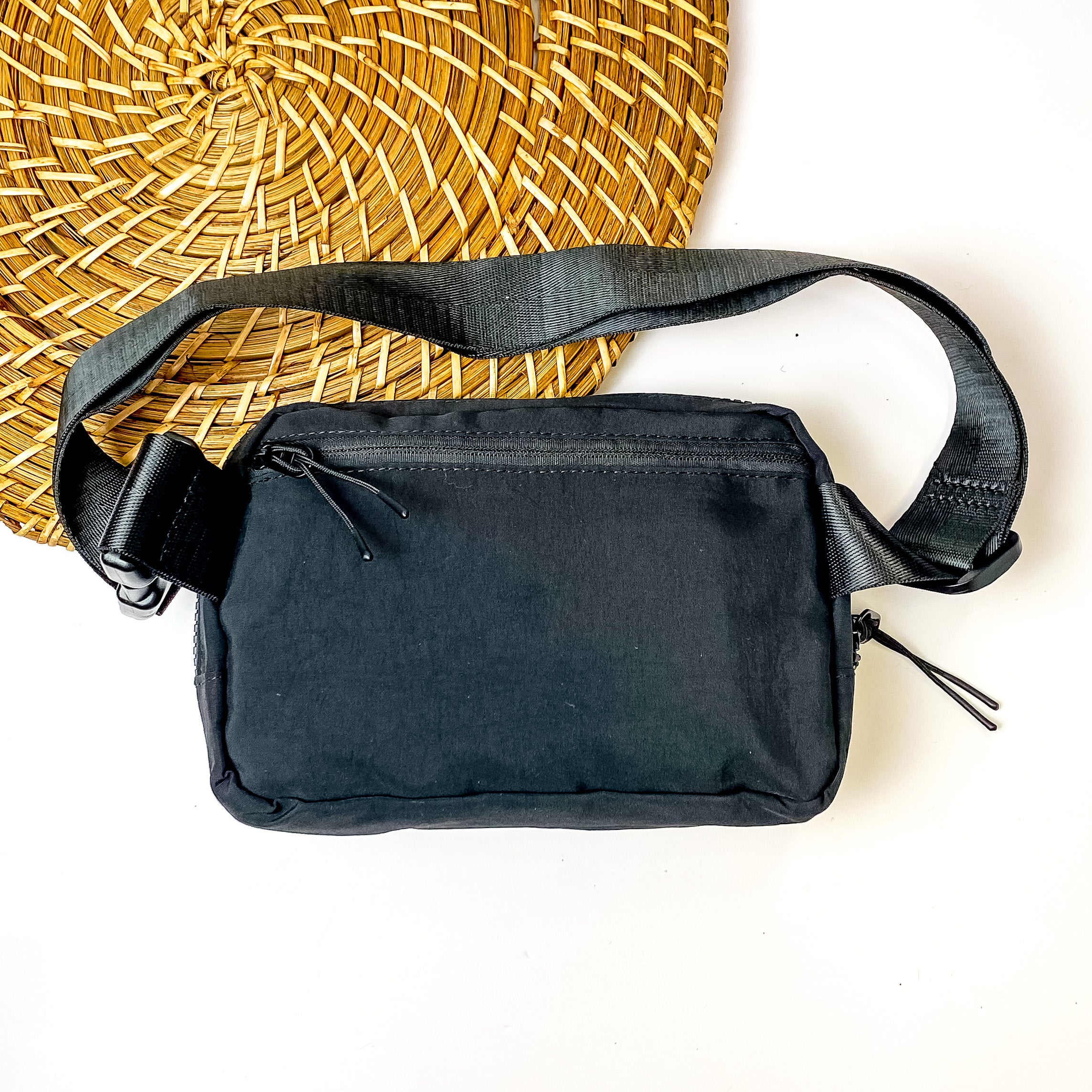 Love the Journey Fanny Pack in Black - Giddy Up Glamour Boutique