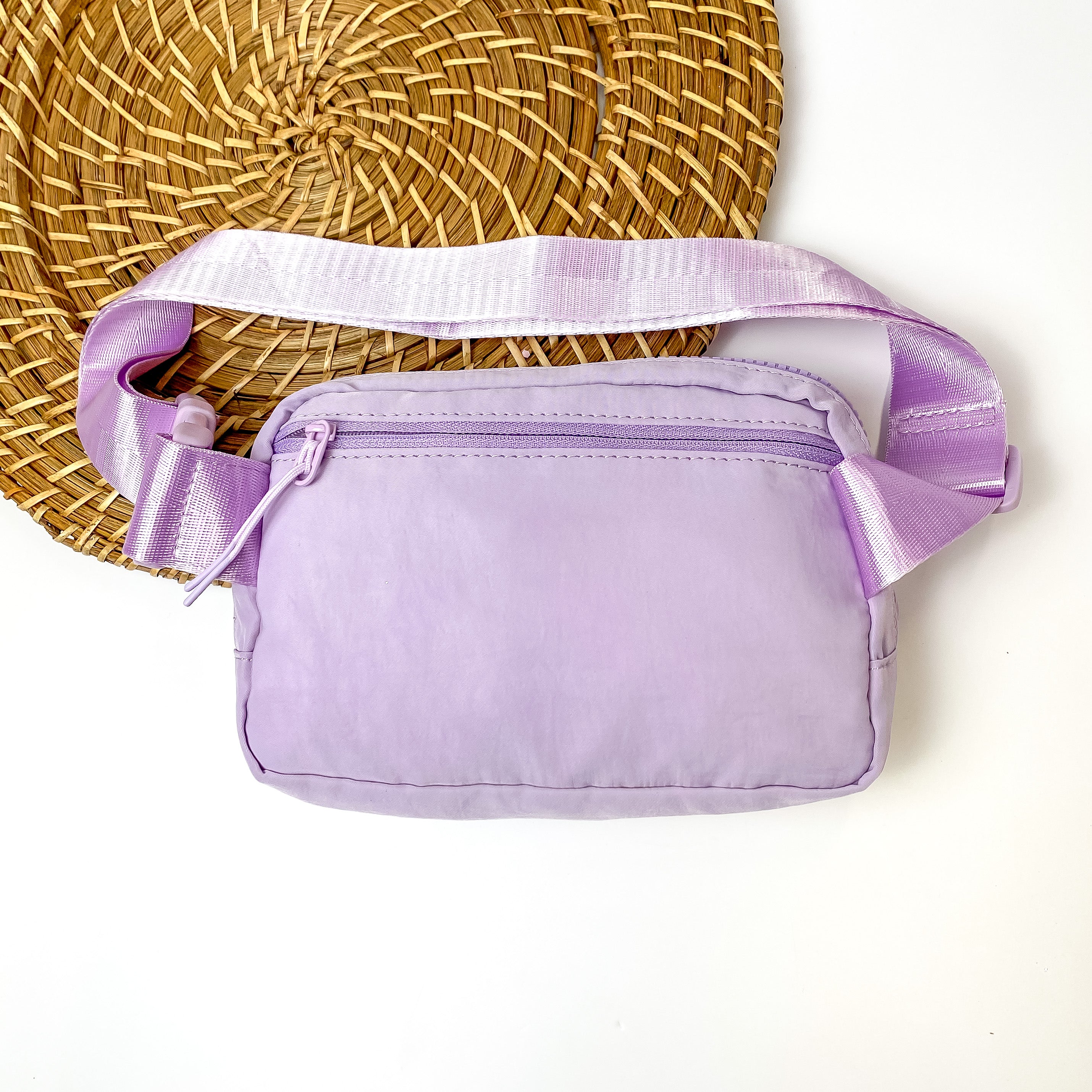 Love the Journey Fanny Pack in Light Purple - Giddy Up Glamour Boutique