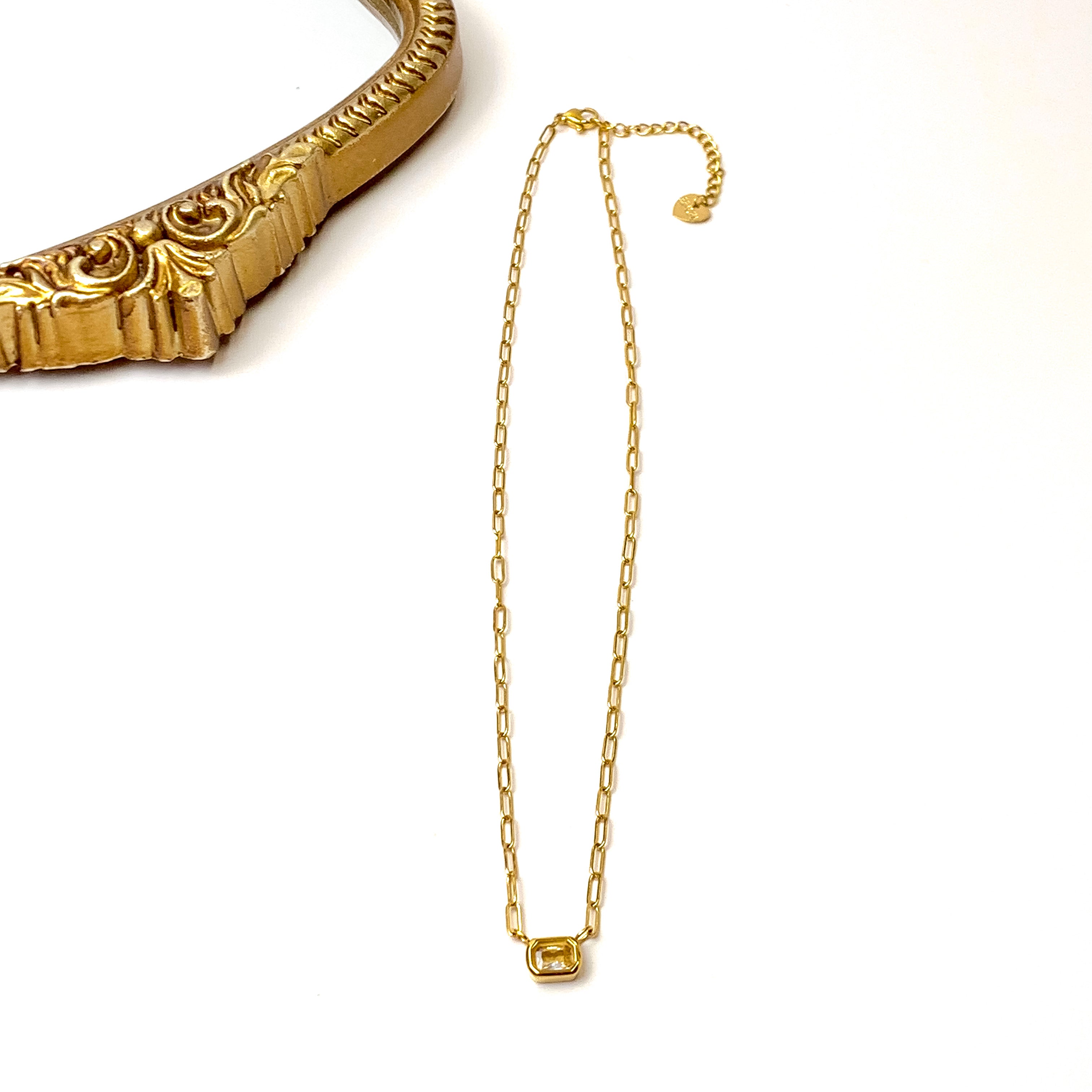 Bracha | Lori Gold Tone Necklace - Giddy Up Glamour Boutique
