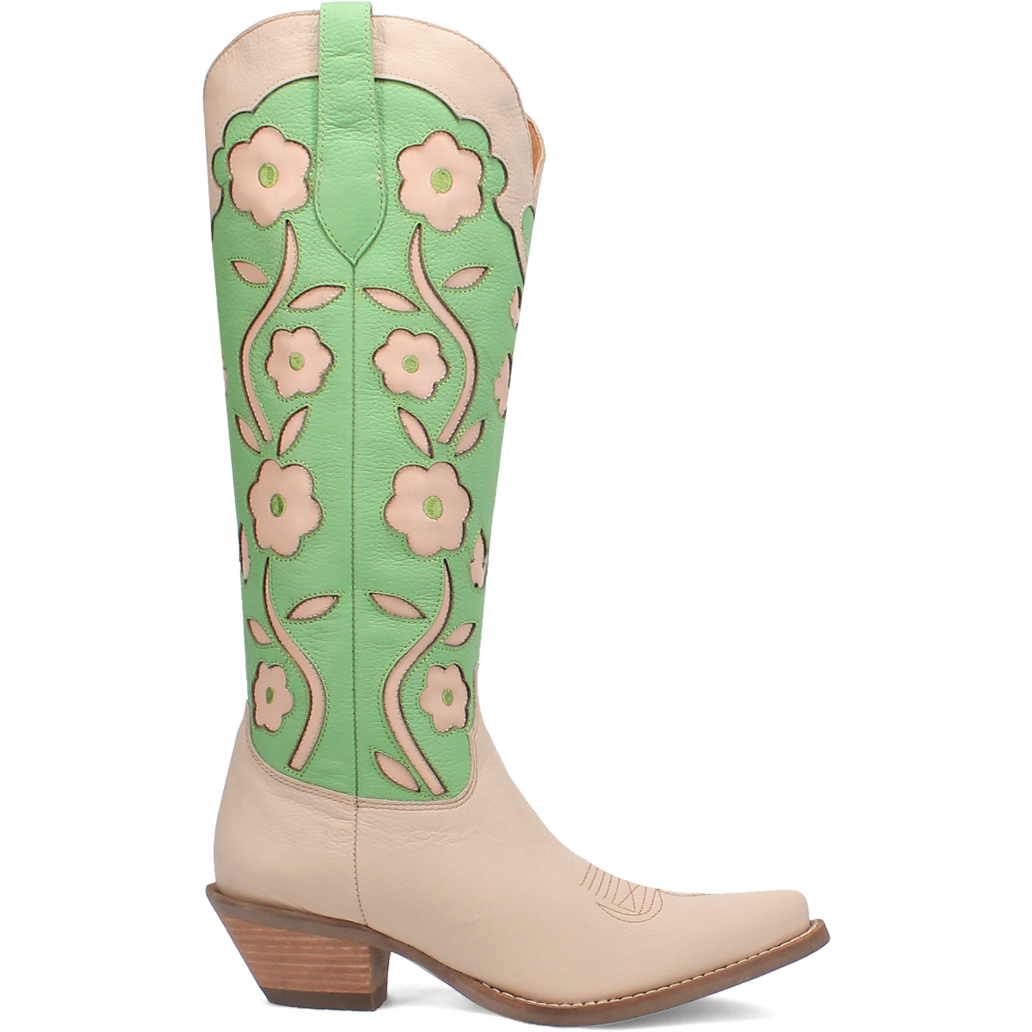 Online Exclusive | Dingo | Goodness Gracious Leather Boot in Sand and Green **PREORDER