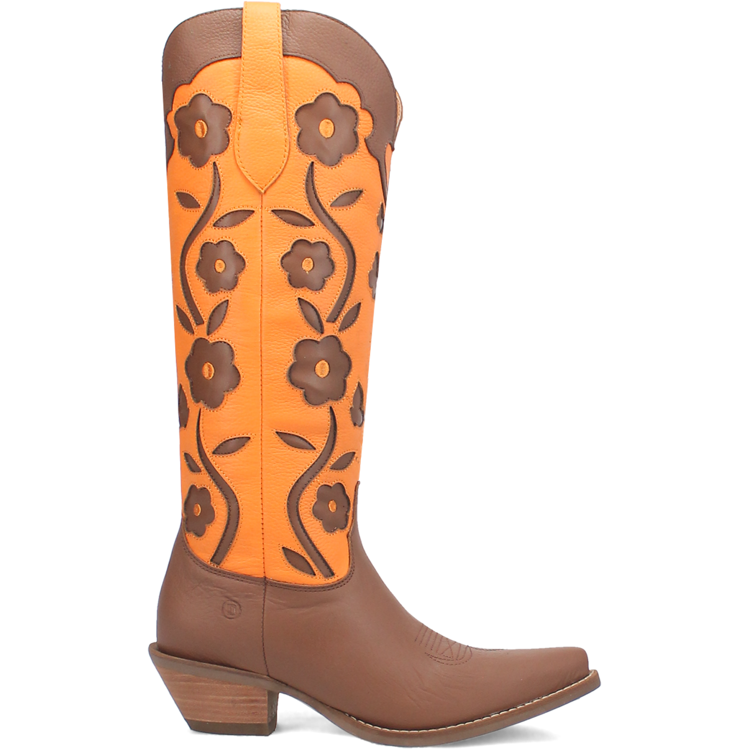 Online Exclusive | Dingo | Goodness Gracious Leather Boot in Brown and Orange  **PREORDER