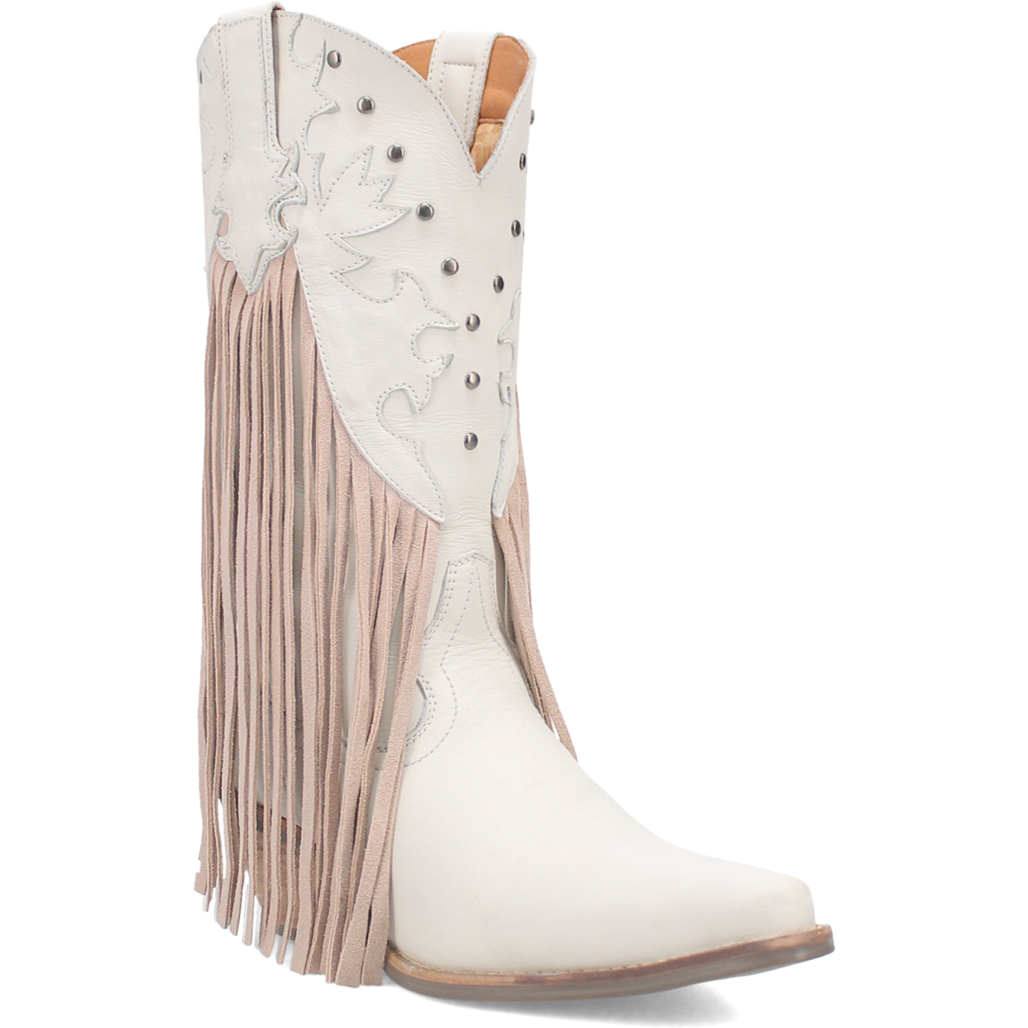 Online Exclusive | Dingo | Hoedown Leather Boot in Off White **PREORDER
