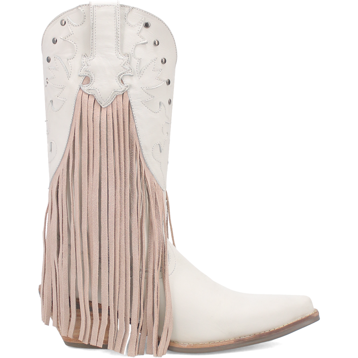 Online Exclusive | Dingo | Hoedown Leather Boot in Off White **PREORDER