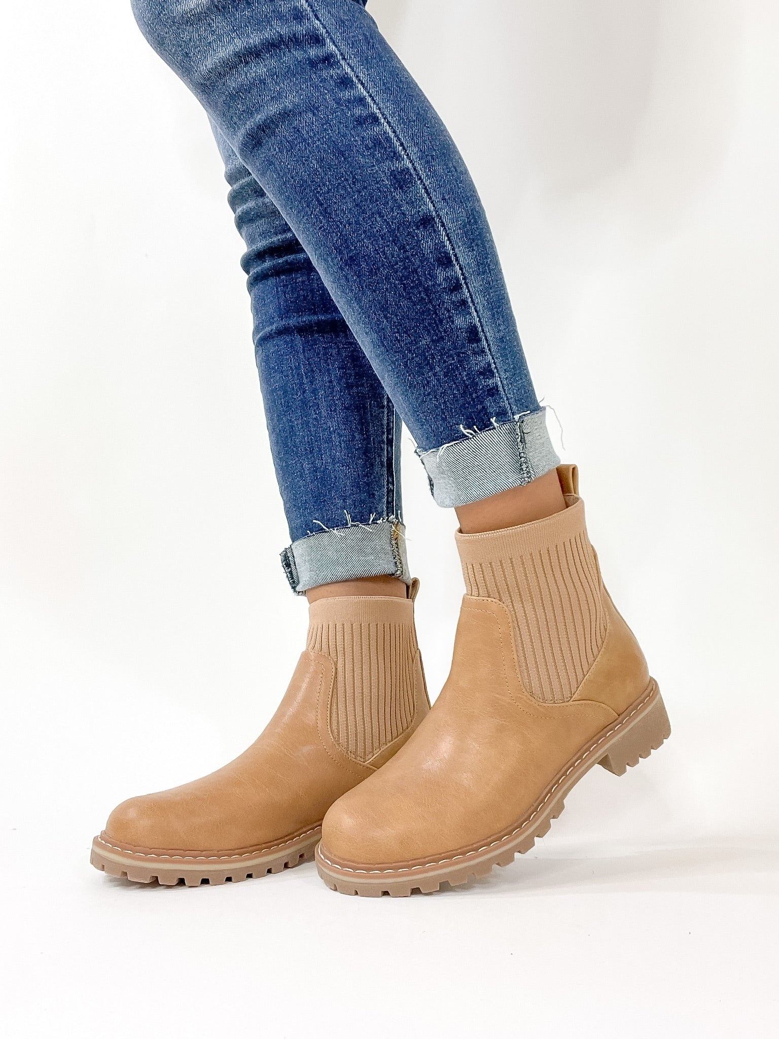 Corky's | Cabin Fever Slip On Booties in Caramel Tan - Giddy Up Glamour Boutique