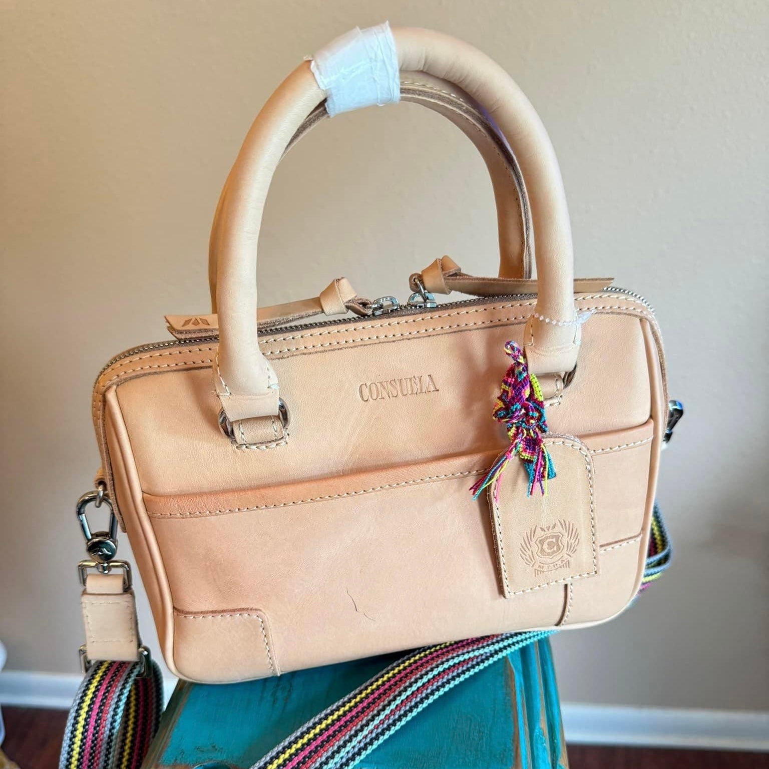 Blemished Consuela #2411 Diego Genuine Leather Luncheon Bag • FINAL SALE - Giddy Up Glamour Boutique