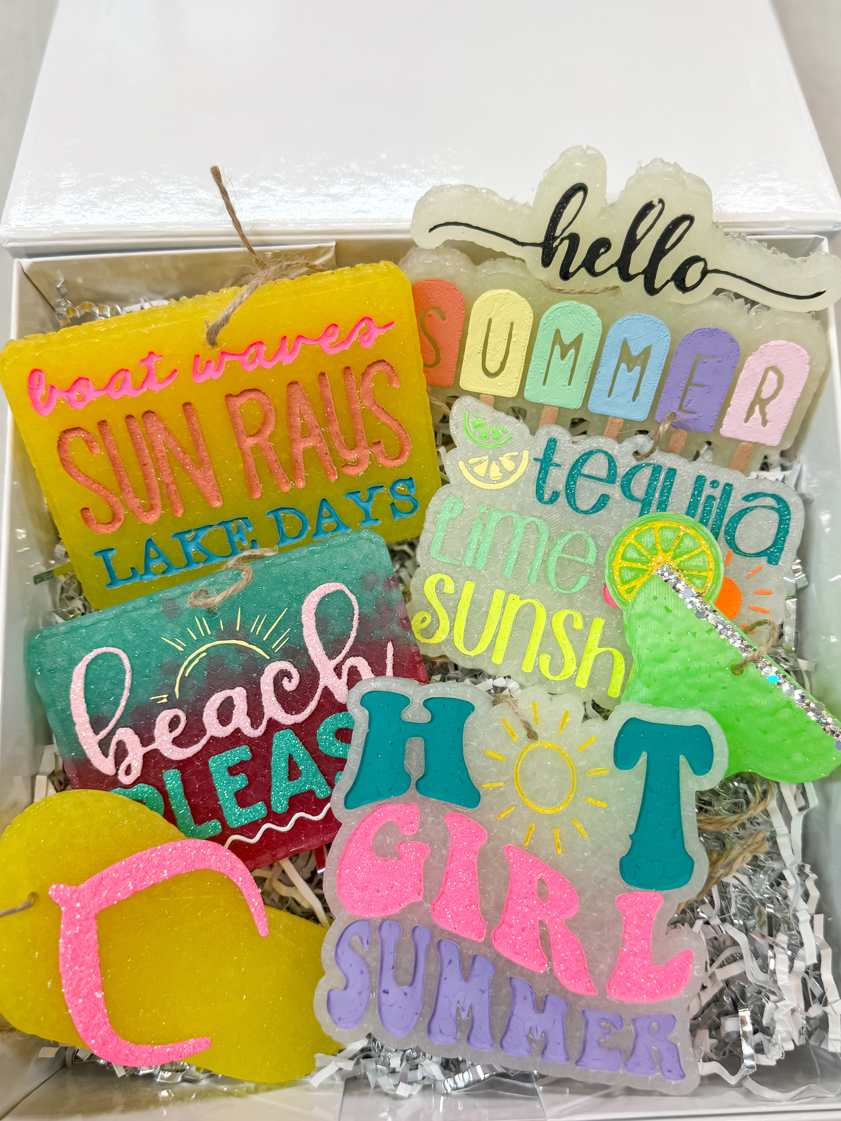 Hello Summer Popsicle Car Freshie in Various Scents - Giddy Up Glamour Boutique