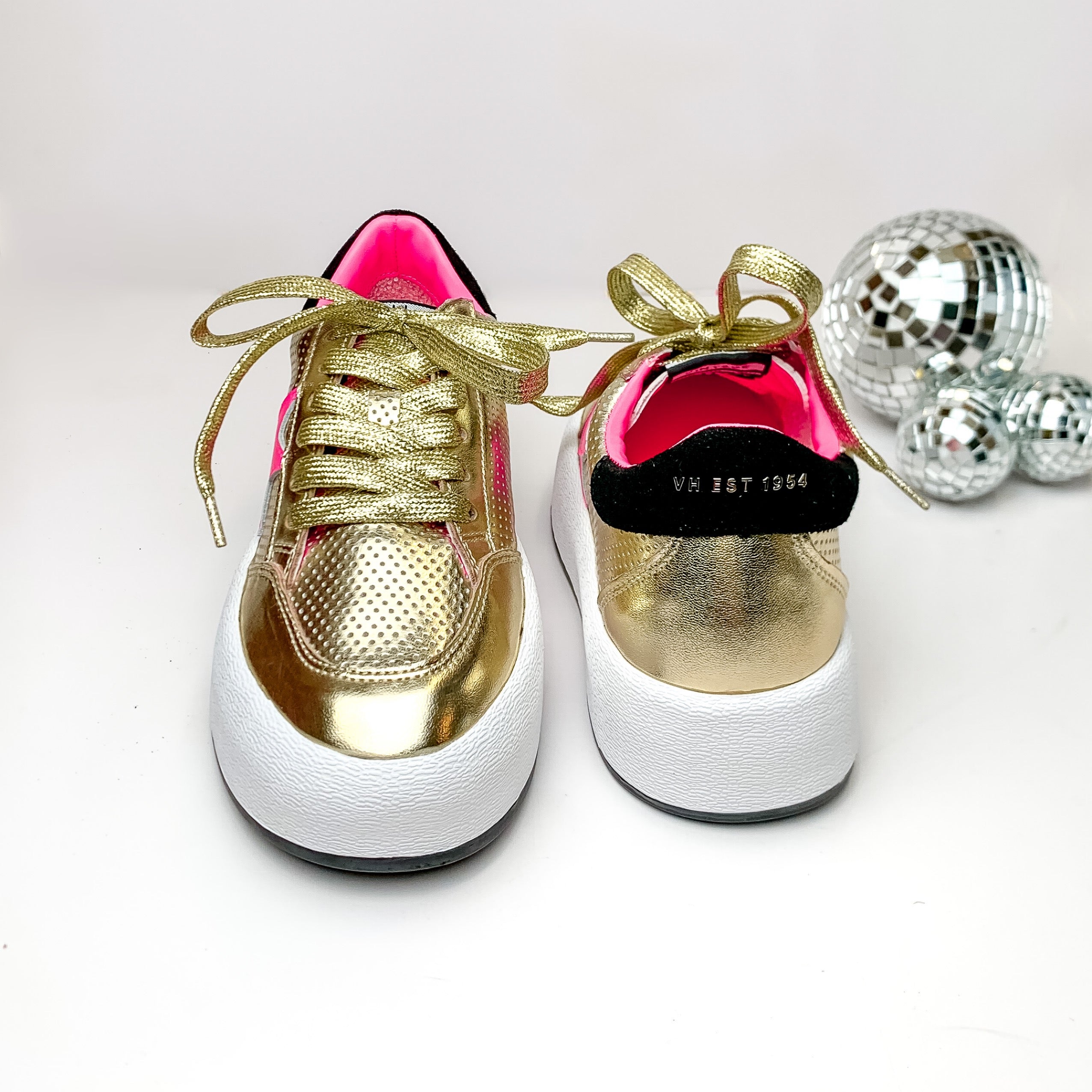 Vintage Havana | Balance Sneakers in Washed Gold - Giddy Up Glamour Boutique