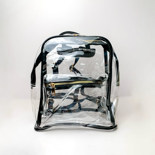 Small Clear Backpack in Black Trendy pieces for all shapes and sizes.