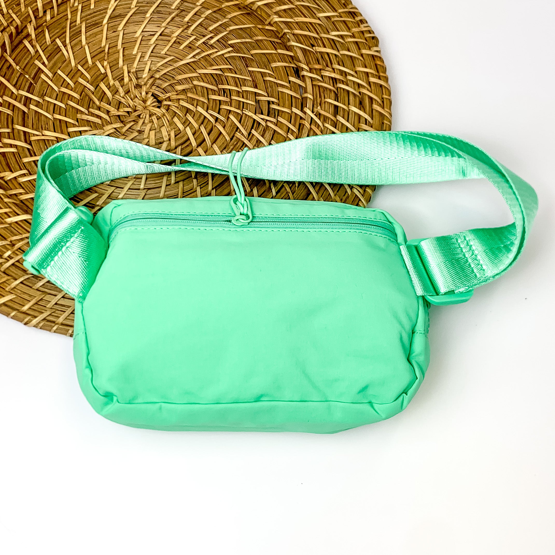 Love the Journey Fanny Pack in Turquoise - Giddy Up Glamour Boutique