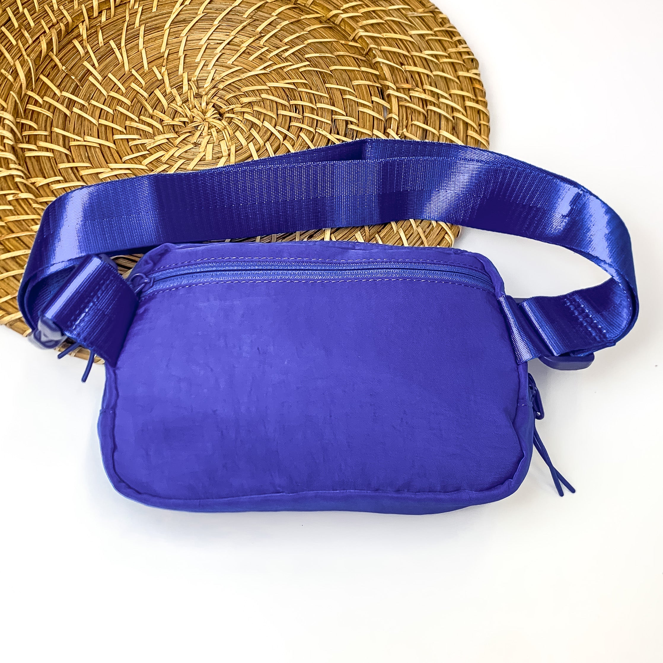 Love the Journey Fanny Pack in Royal Blue - Giddy Up Glamour Boutique