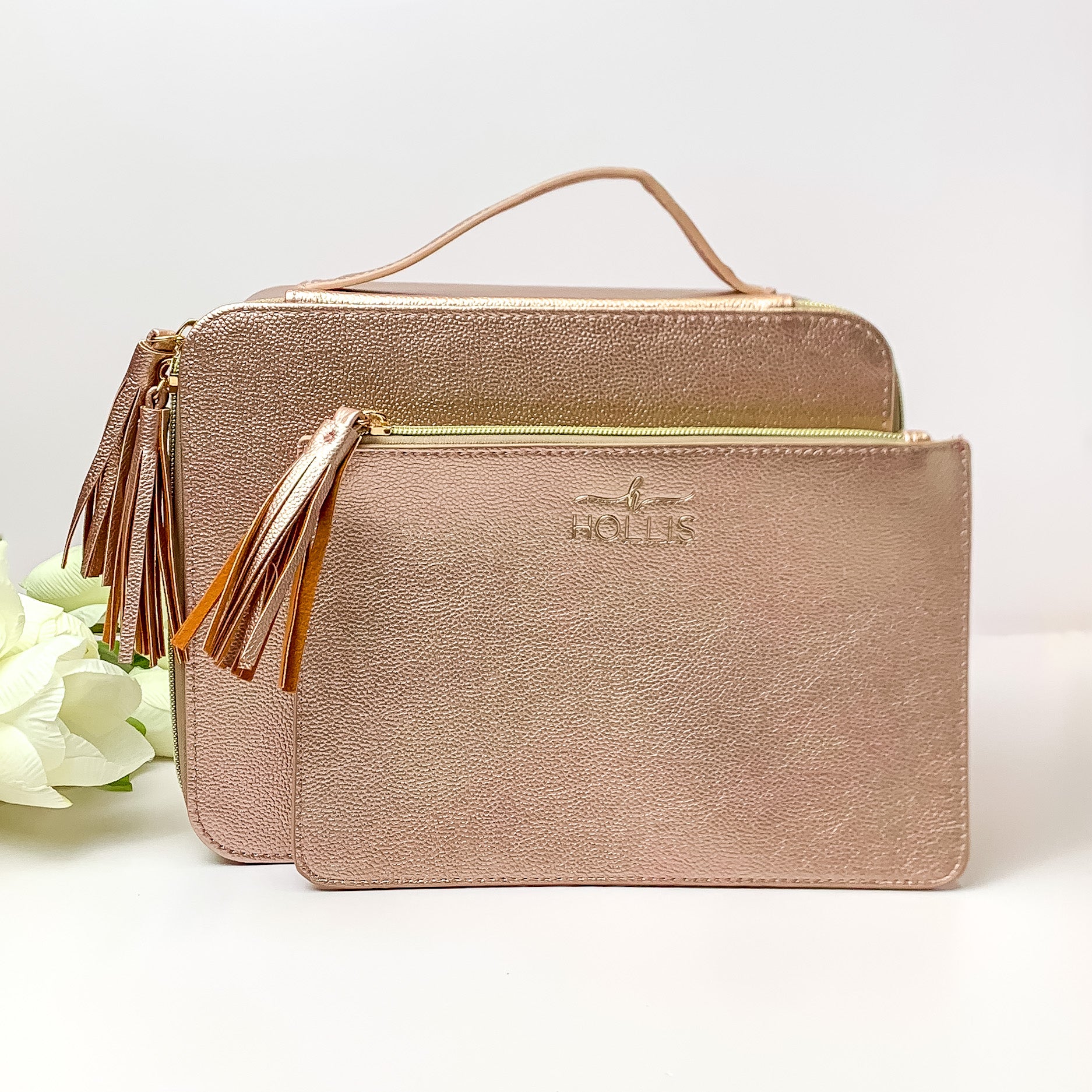 Hollis | Jett Setter in Rose Gold - Giddy Up Glamour Boutique