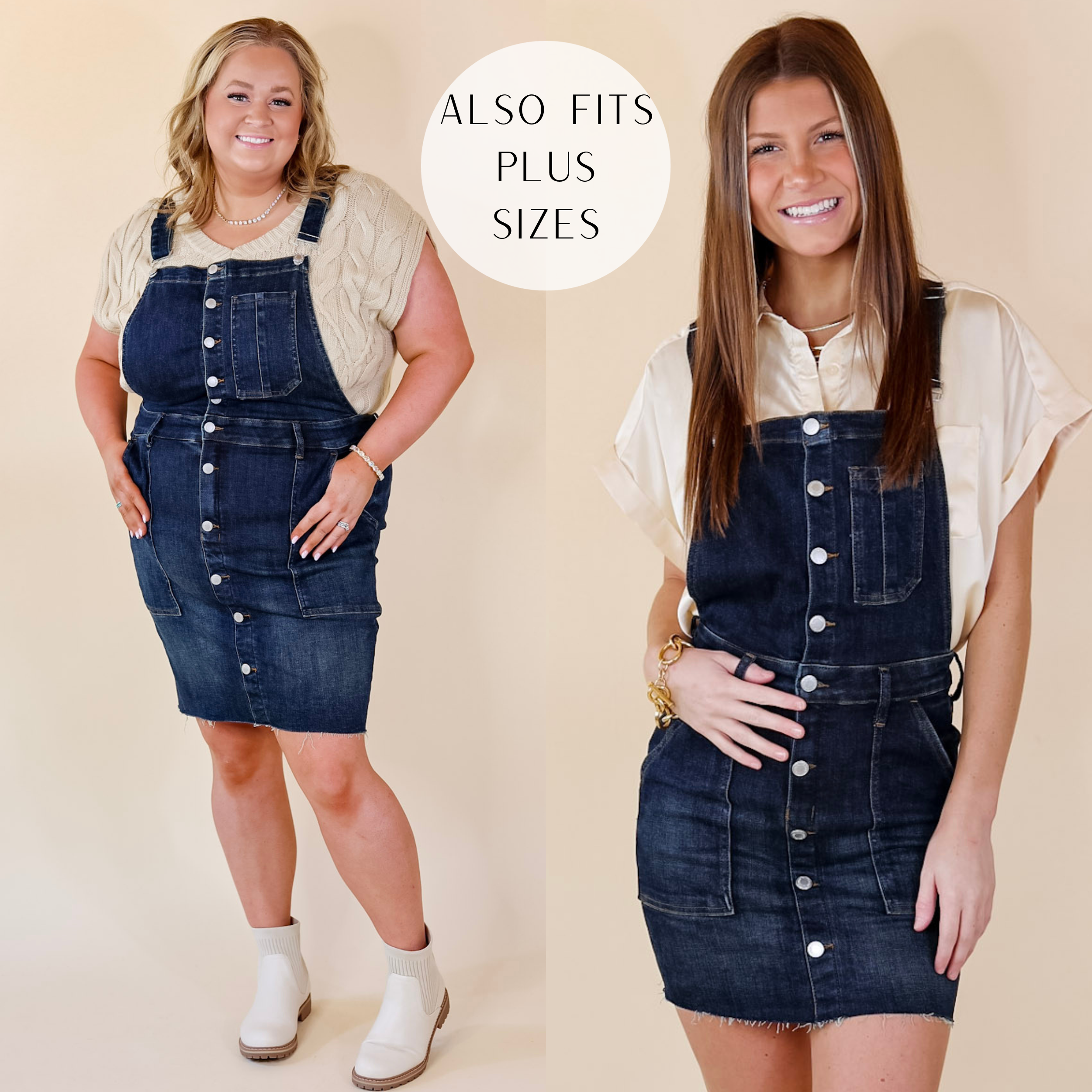 Denim Overall Dress in Dark Wash – Giddy Up Glamour Boutique Denim Overall Dress in Dark Wash – Giddy Up Glamour Boutique