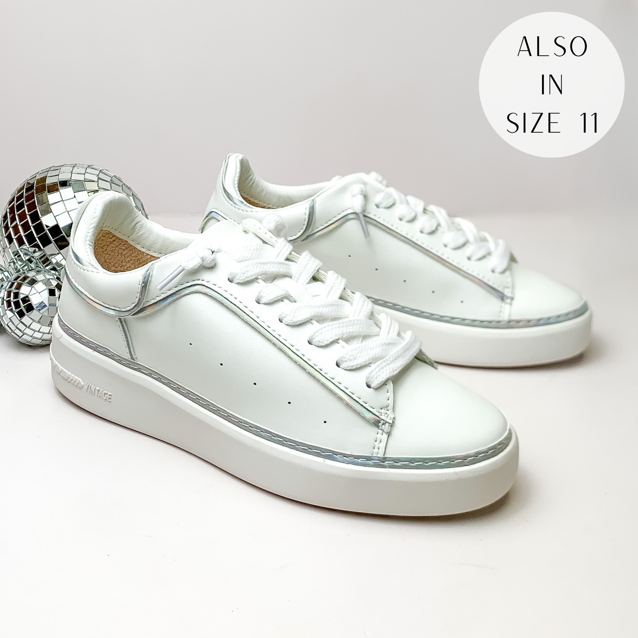 The Posh Sequin Sneakers - Iridescent 5