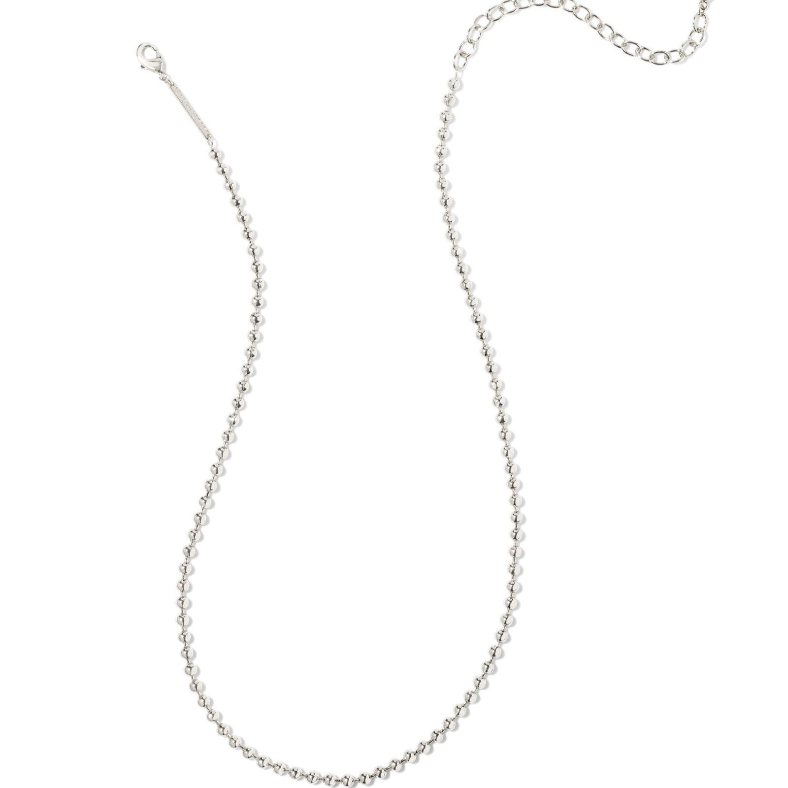 Kendra Scott | Oliver Silver Chain Necklace - Giddy Up Glamour Boutique