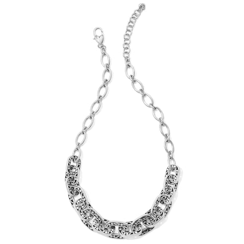 Brighton | Contempo Linx Necklace in Silver Tone - Giddy Up Glamour Boutique