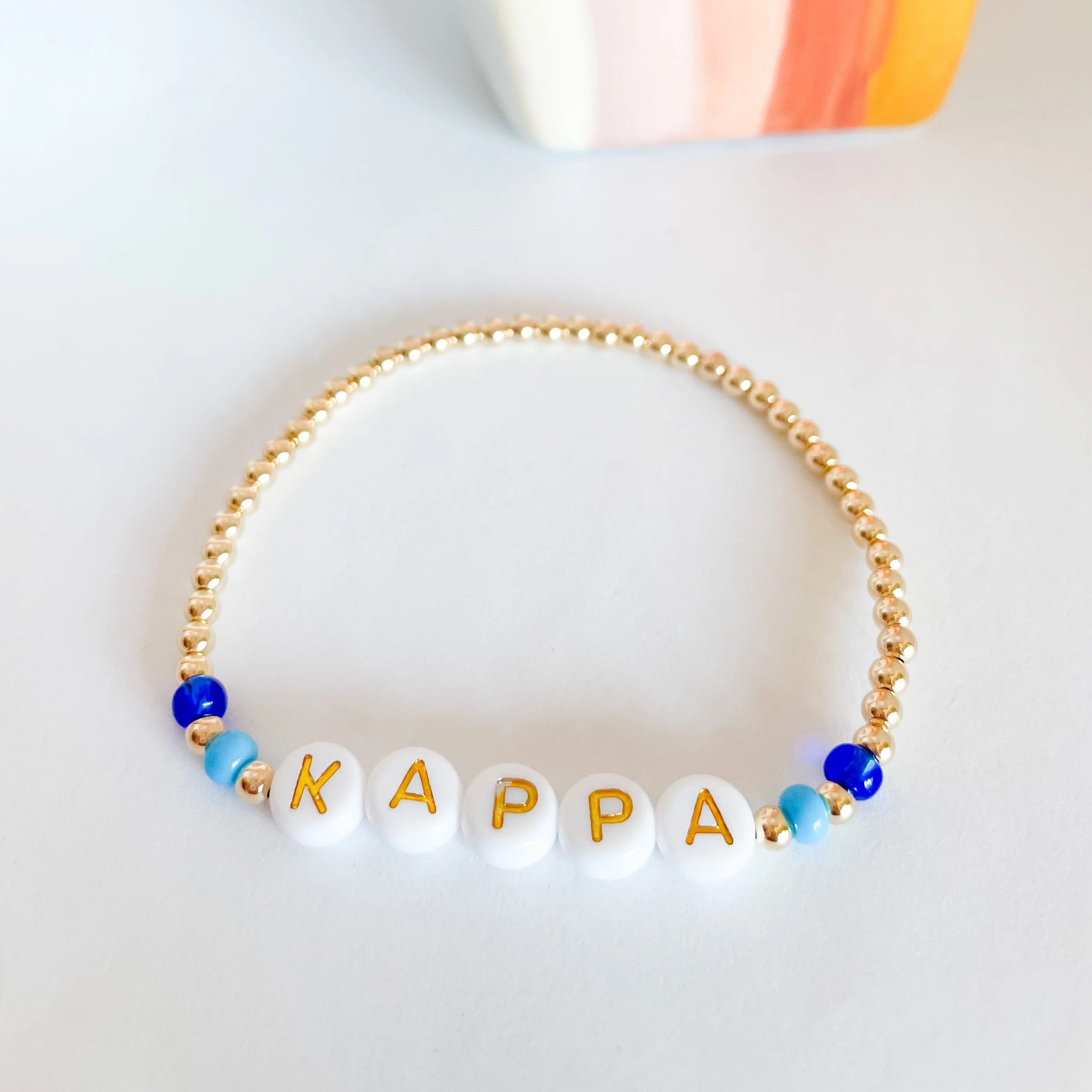 Beaded Blondes | Kappa Color Sorority Bracelet - Giddy Up Glamour Boutique