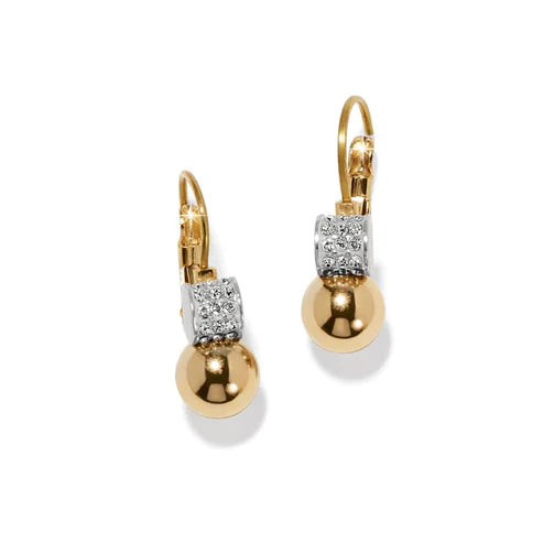 Brighton | Meridian Petite Leverback Earrings in Gold Tone - Giddy Up Glamour Boutique