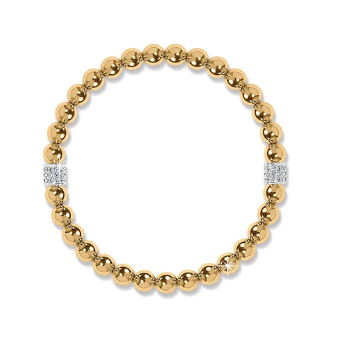 Brighton | Meridian Petite Stretch Bracelet in Gold Tone - Giddy Up Glamour Boutique