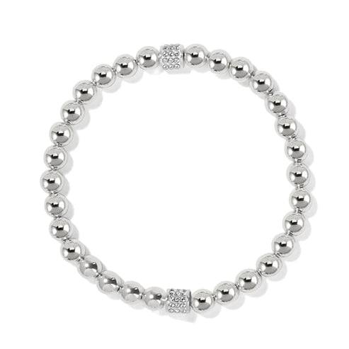 Brighton | Meridian Petite Stretch Bracelet in Silver Tone - Giddy Up Glamour Boutique