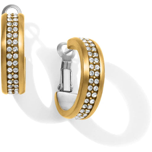 Brighton | Meridian Two Tone Hoop Earrings - Giddy Up Glamour Boutique