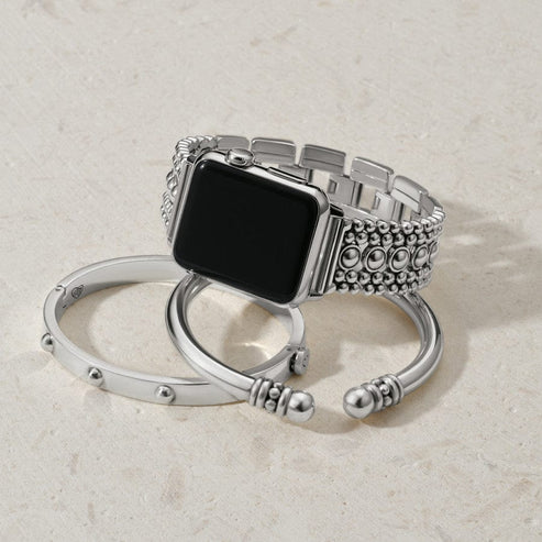 Brighton | Pretty Tough Watch Band in Silver Tone - Giddy Up Glamour Boutique