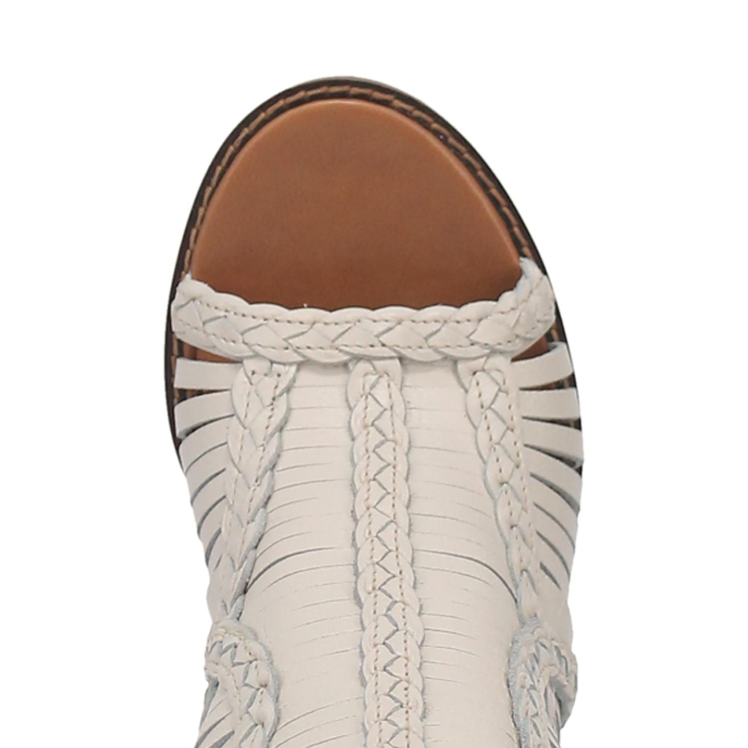Online Exclusive | Dingo | Jeezy Leather Heeled Sandal in White  **PREORDER - Giddy Up Glamour Boutique