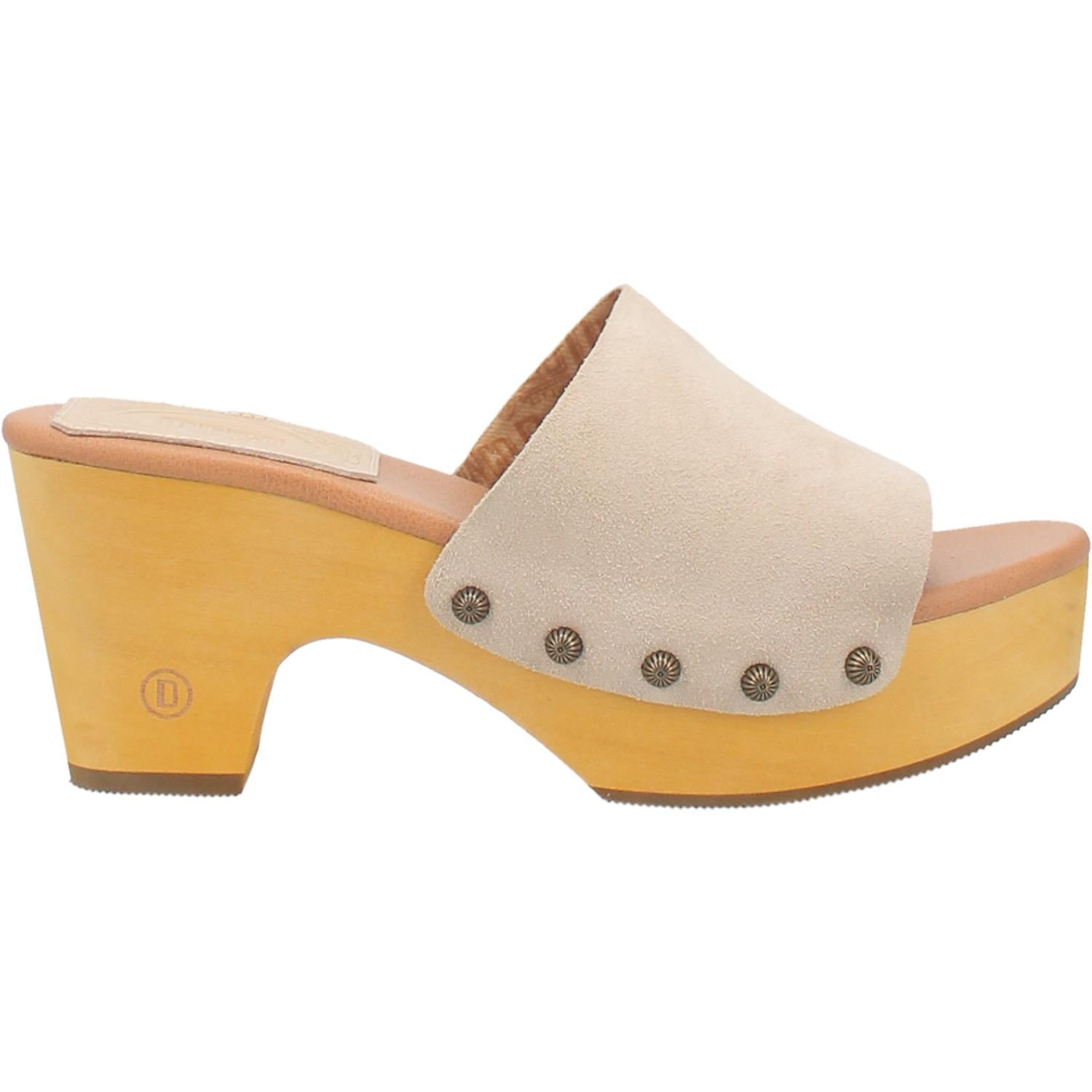 Online Exclusive | Dingo | Beechwood Leather Clog Heeled Sandal in Sand Tan **PREORDER - Giddy Up Glamour Boutique