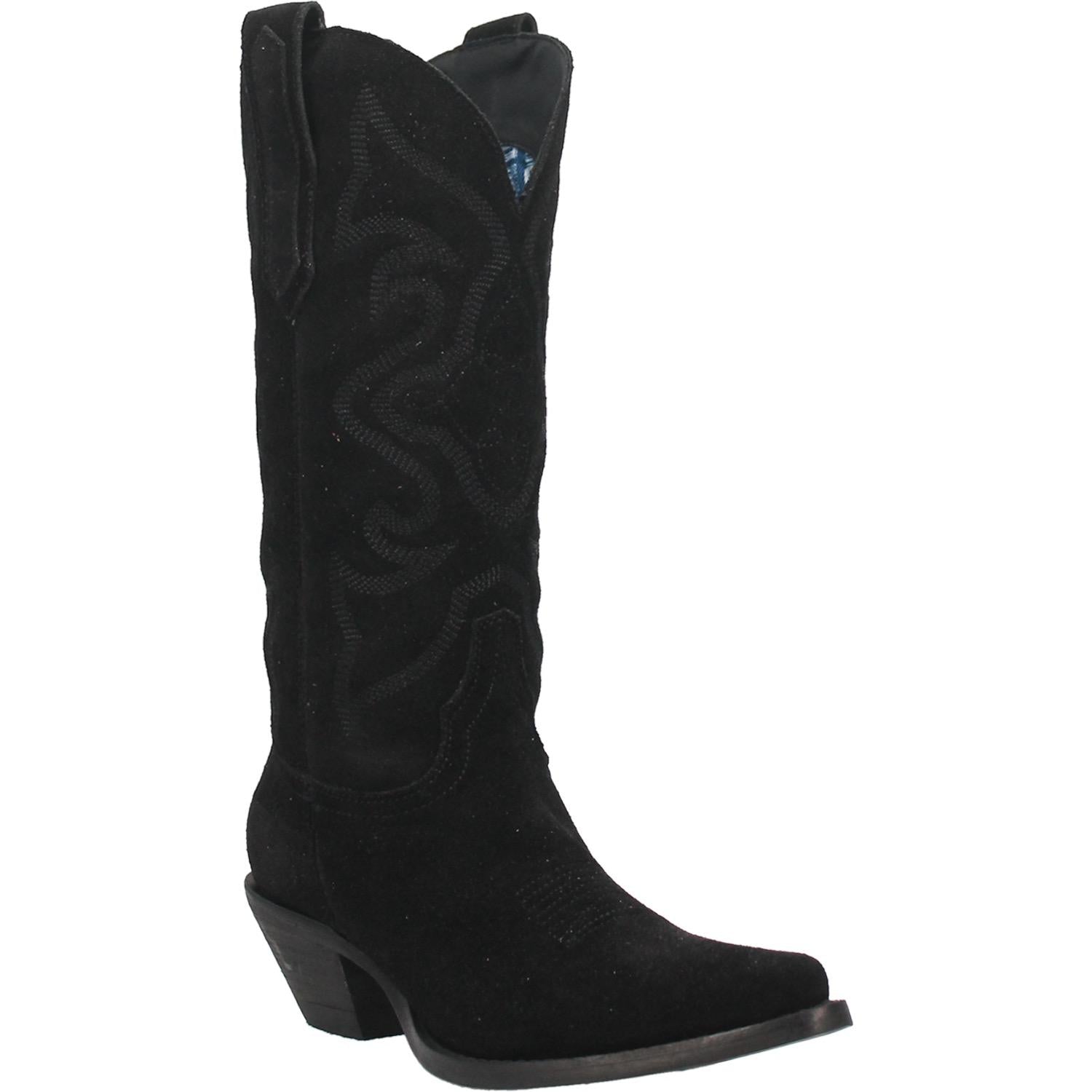Online Exclusive | Dingo | Out West Suede Cowboy Boots in Black  **PREORDER - Giddy Up Glamour Boutique