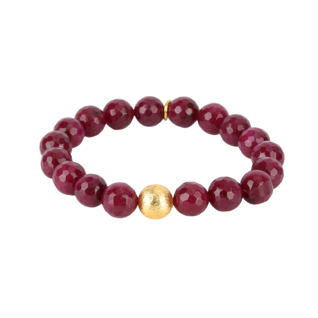 BuDhaGirl | Bianca Bracelet in Ruby - Giddy Up Glamour Boutique