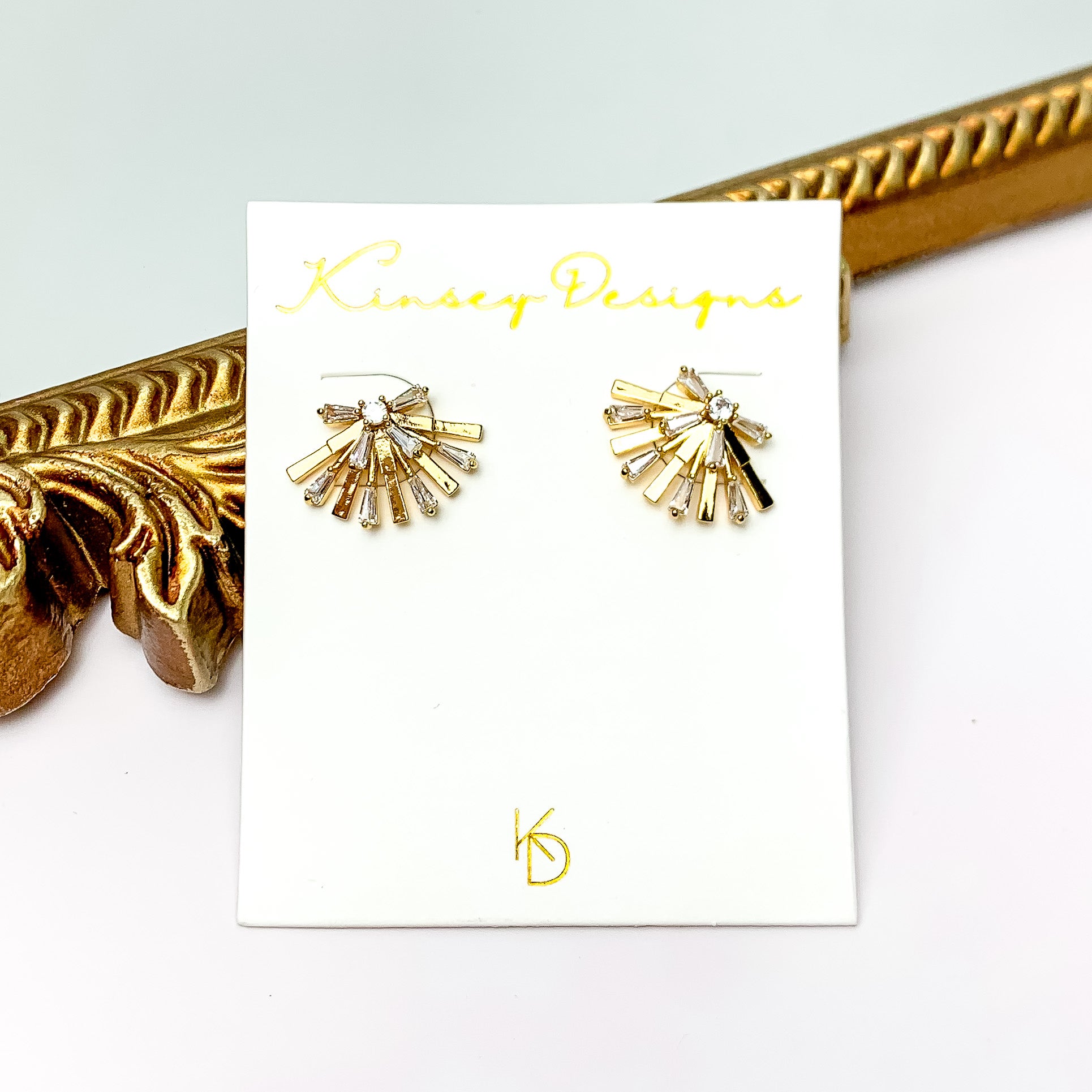 Kinsey Designs | Rae Post Earrings with CZ Crystals - Giddy Up Glamour Boutique