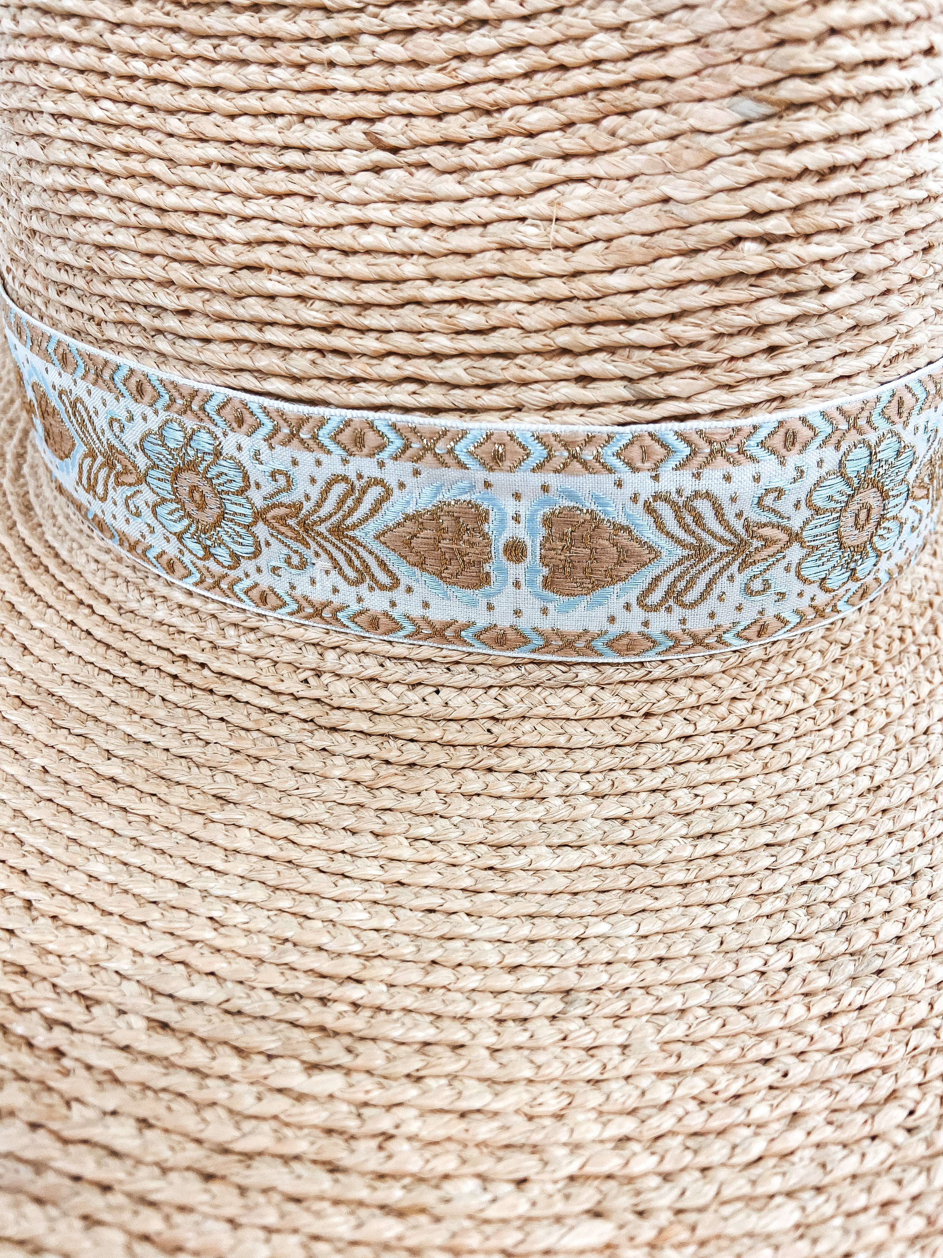 Lack of Color | Indio Special Straw Hat with Vintage Ribbon Band - Giddy Up Glamour Boutique