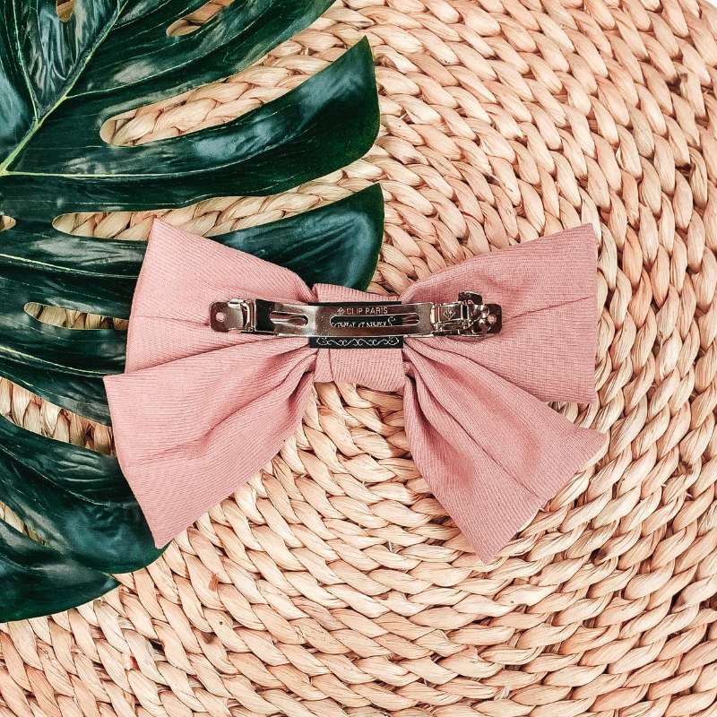 Back to School Bow in Dusty Pink - Giddy Up Glamour Boutique