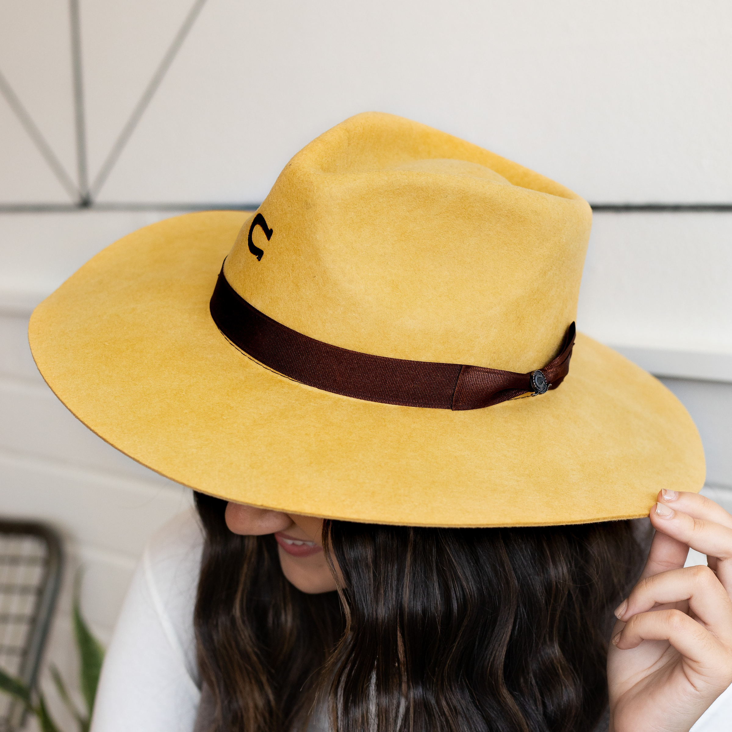Charlie 1 Horse | Highway Wool Felt Hat in Dijon - Giddy Up Glamour Boutique