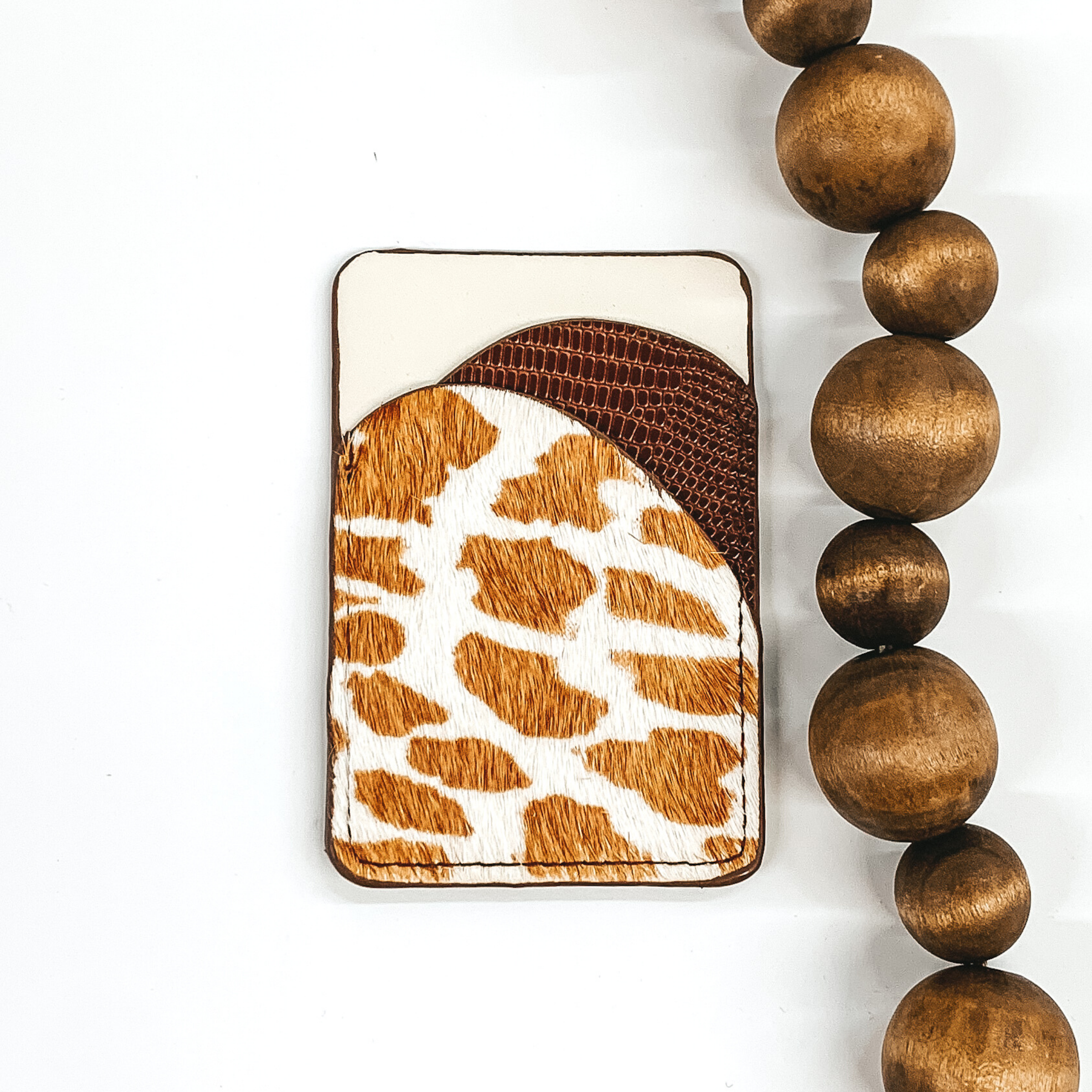 ID Holder in Brown/Leopard Print - Giddy Up Glamour Boutique