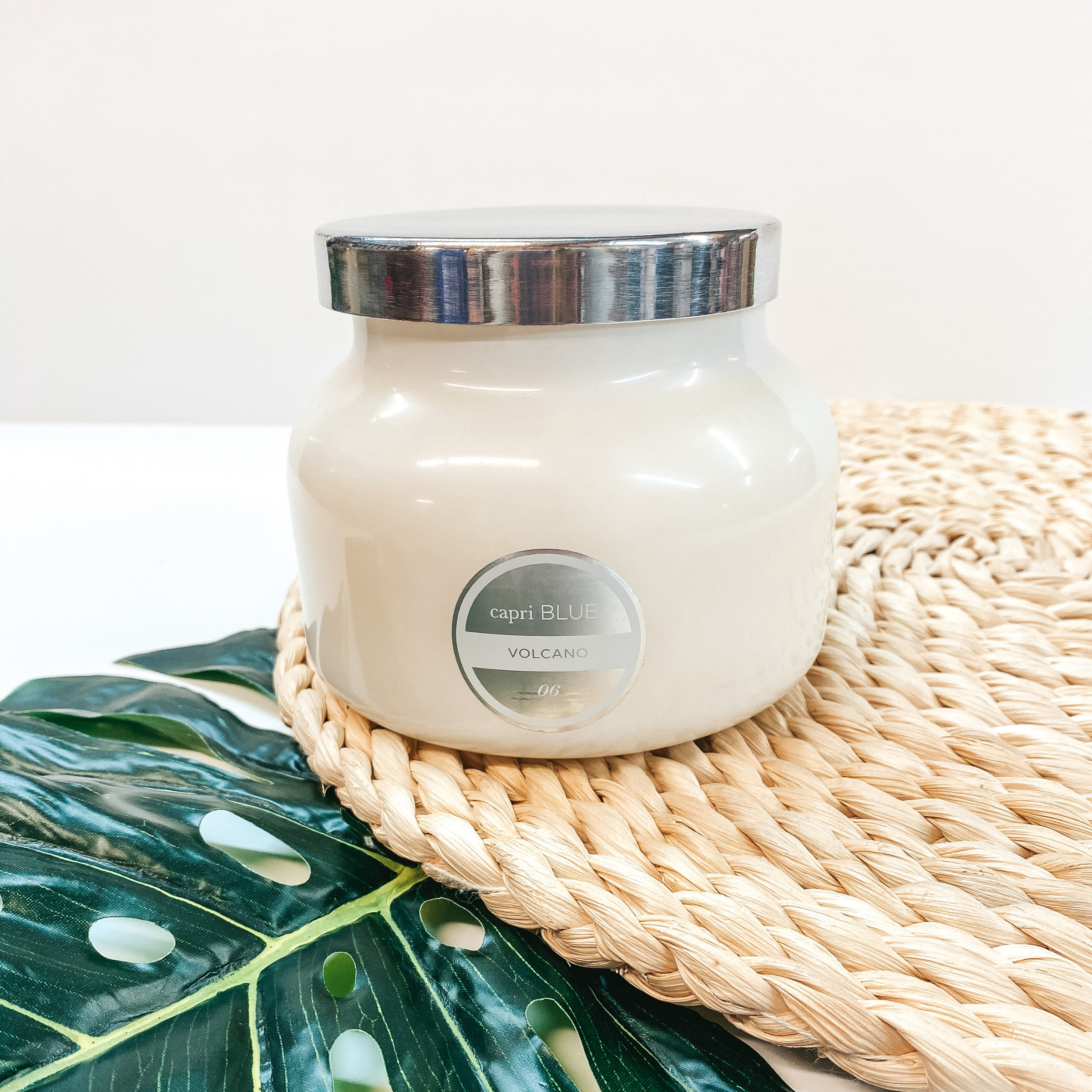 Capri Blue | 19 oz. Signature Jar Candle in White | Volcano - Giddy Up Glamour Boutique