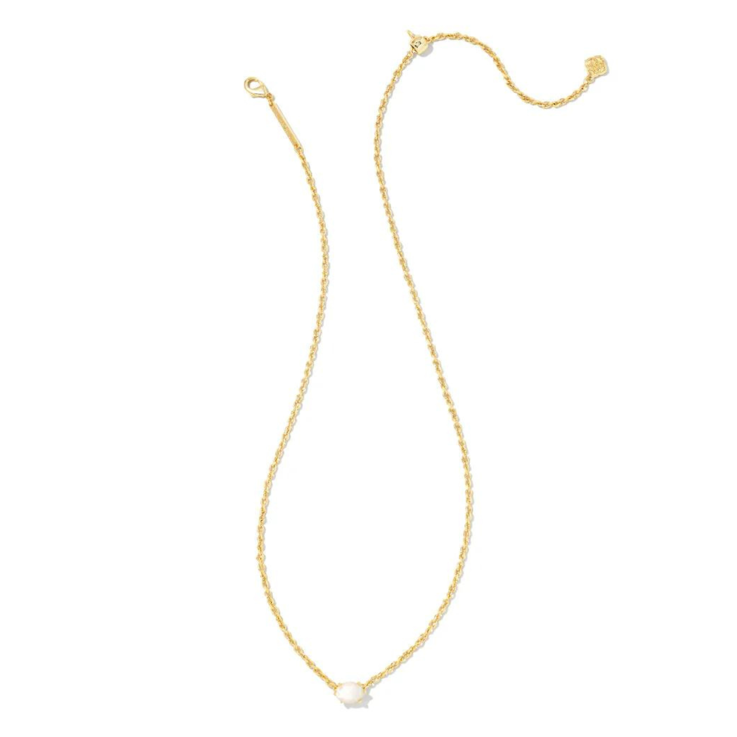 Kendra Scott | Cailin Gold Pendant Necklace in Ivory Mother-of-Pearl - Giddy Up Glamour Boutique