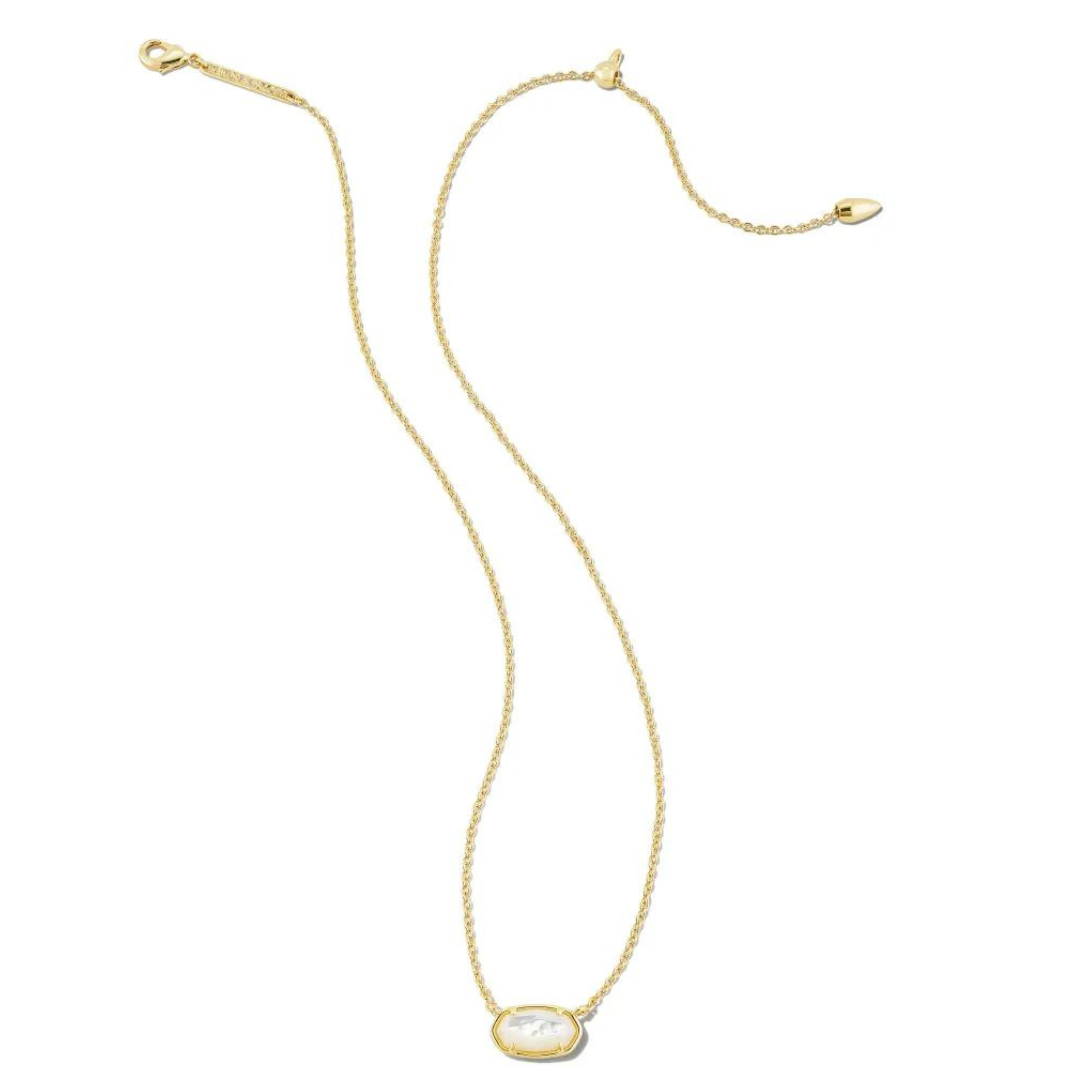 Kendra Scott | Grayson Gold Pendant Necklace in Ivory Mother-of-Pearl - Giddy Up Glamour Boutique