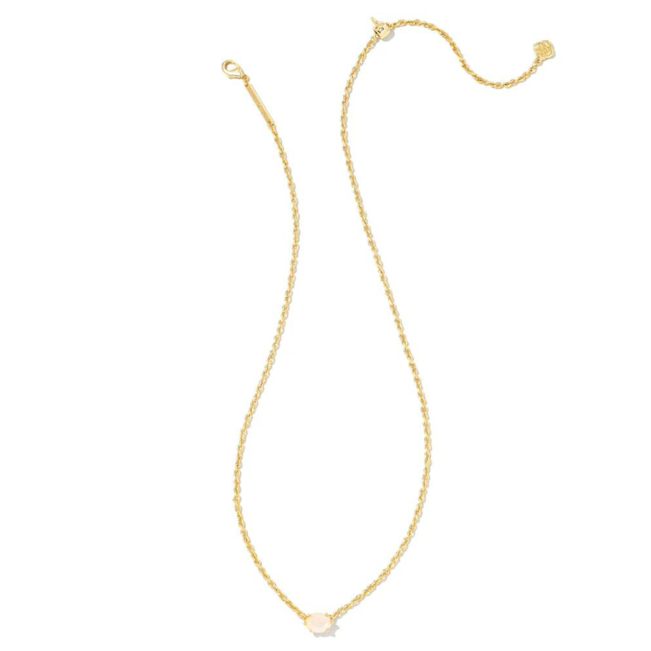 Kendra Scott | Cailin Gold Pendant Necklace in Champagne Opal Crystal - Giddy Up Glamour Boutique