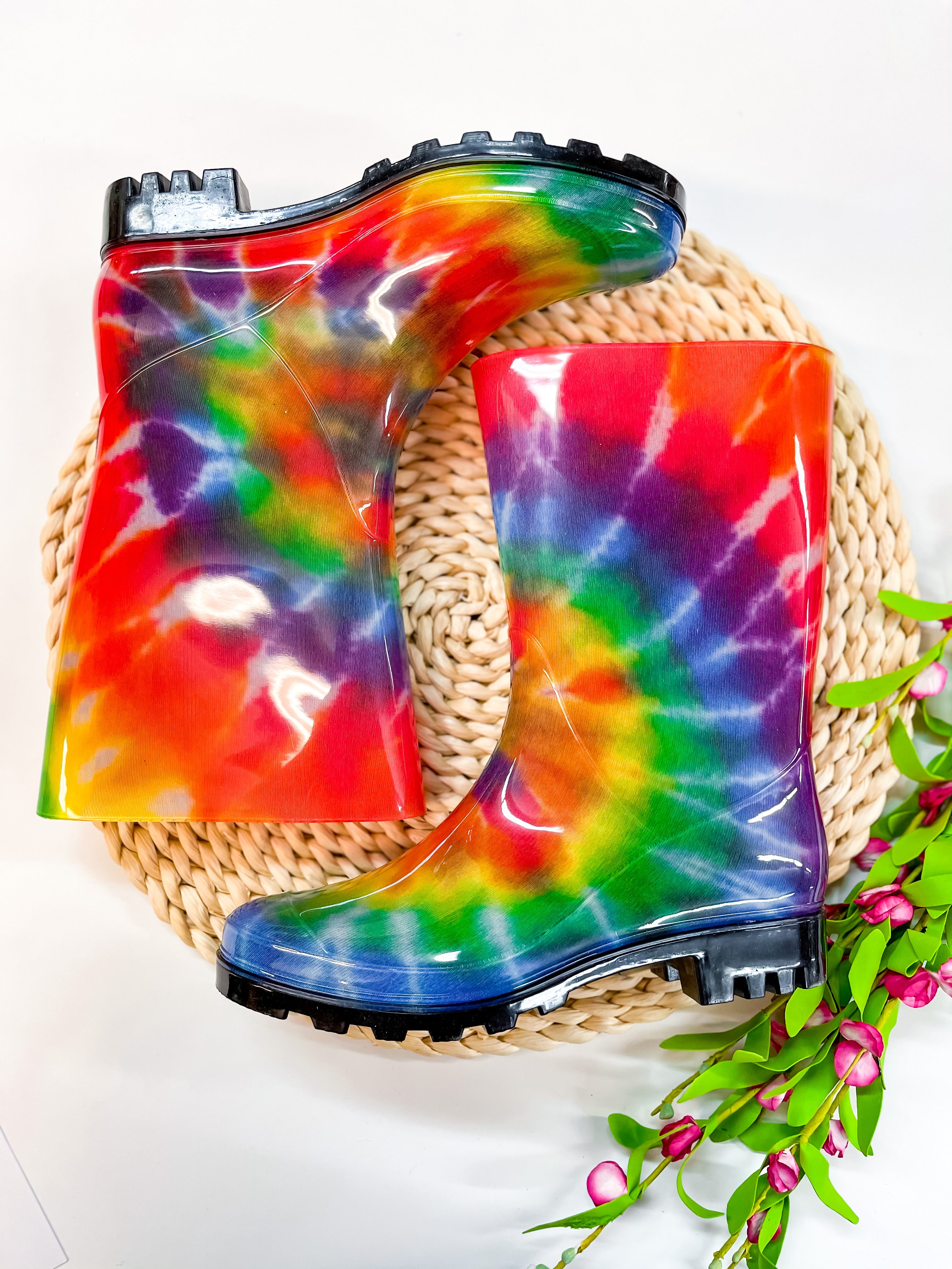 Corky's | Riverwalk Rain Boots in Tie Dye - Giddy Up Glamour Boutique