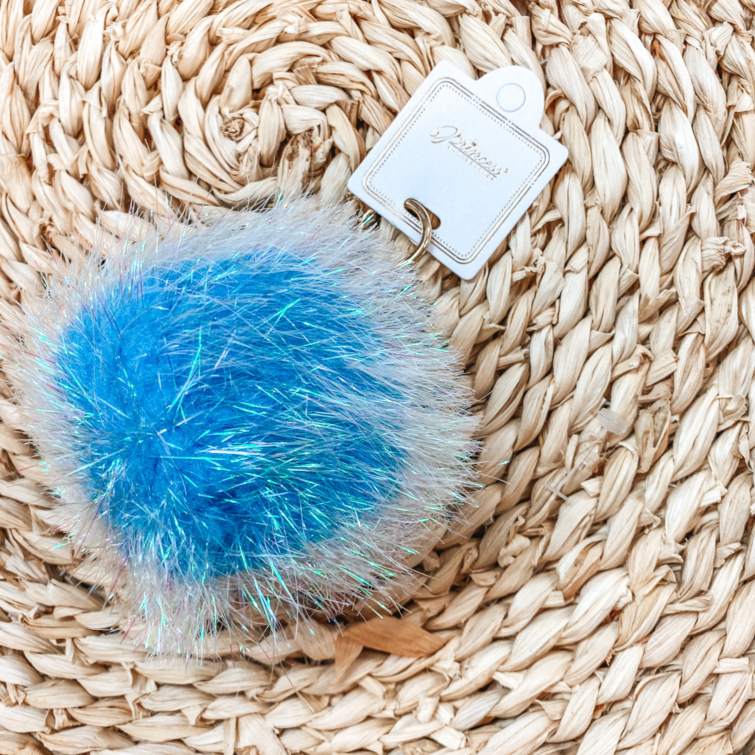 Buy 3 for $10 | Puff Ball Tinsel Keychains - Giddy Up Glamour Boutique
