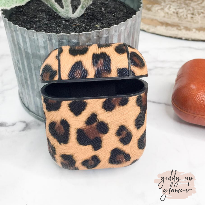 Protective AirPods Case in Cheetah - Giddy Up Glamour Boutique