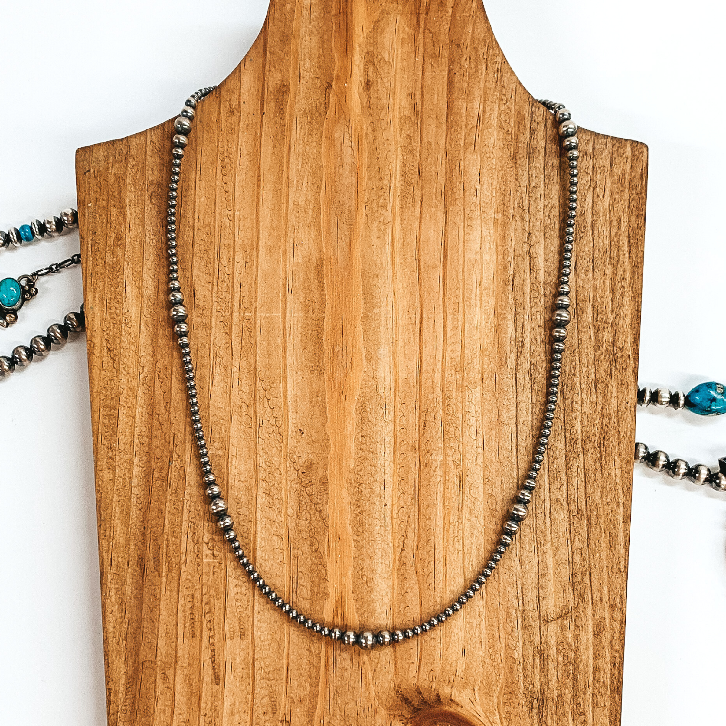 Various Artists | Navajo Handmade Graduated Navajo Pearls Necklace | Varying Lengths - Giddy Up Glamour Boutique