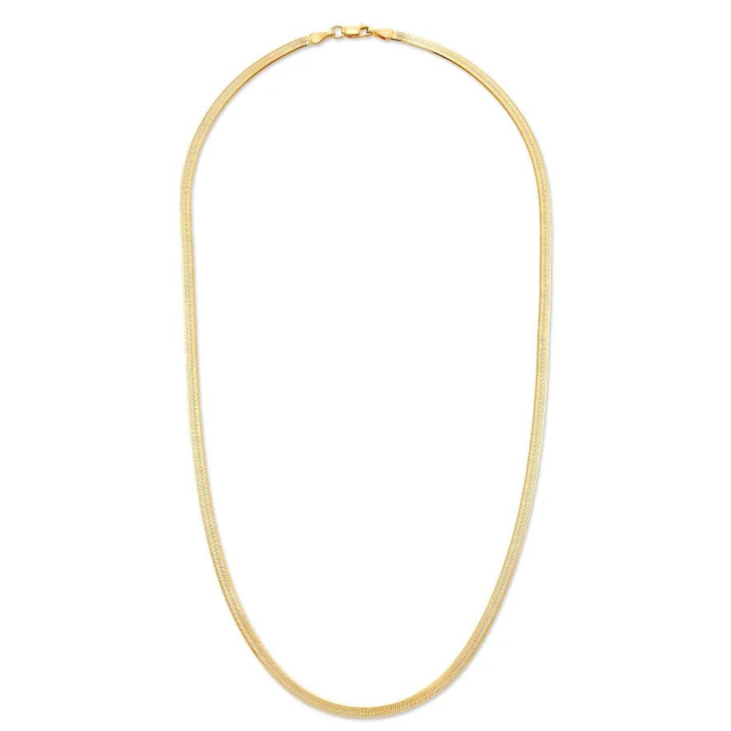 Kendra Scott | Herringbone Chain Necklace in 18k Gold Vermeil - Giddy Up Glamour Boutique
