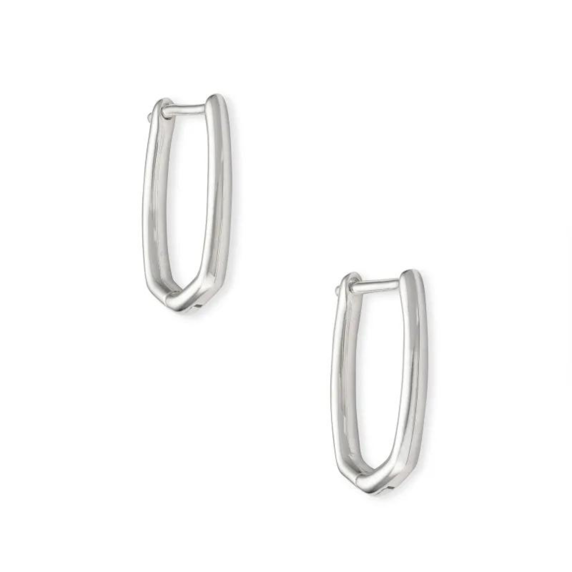 Kendra Scott | Ellen Huggie Earrings in Sterling Silver - Giddy Up Glamour Boutique
