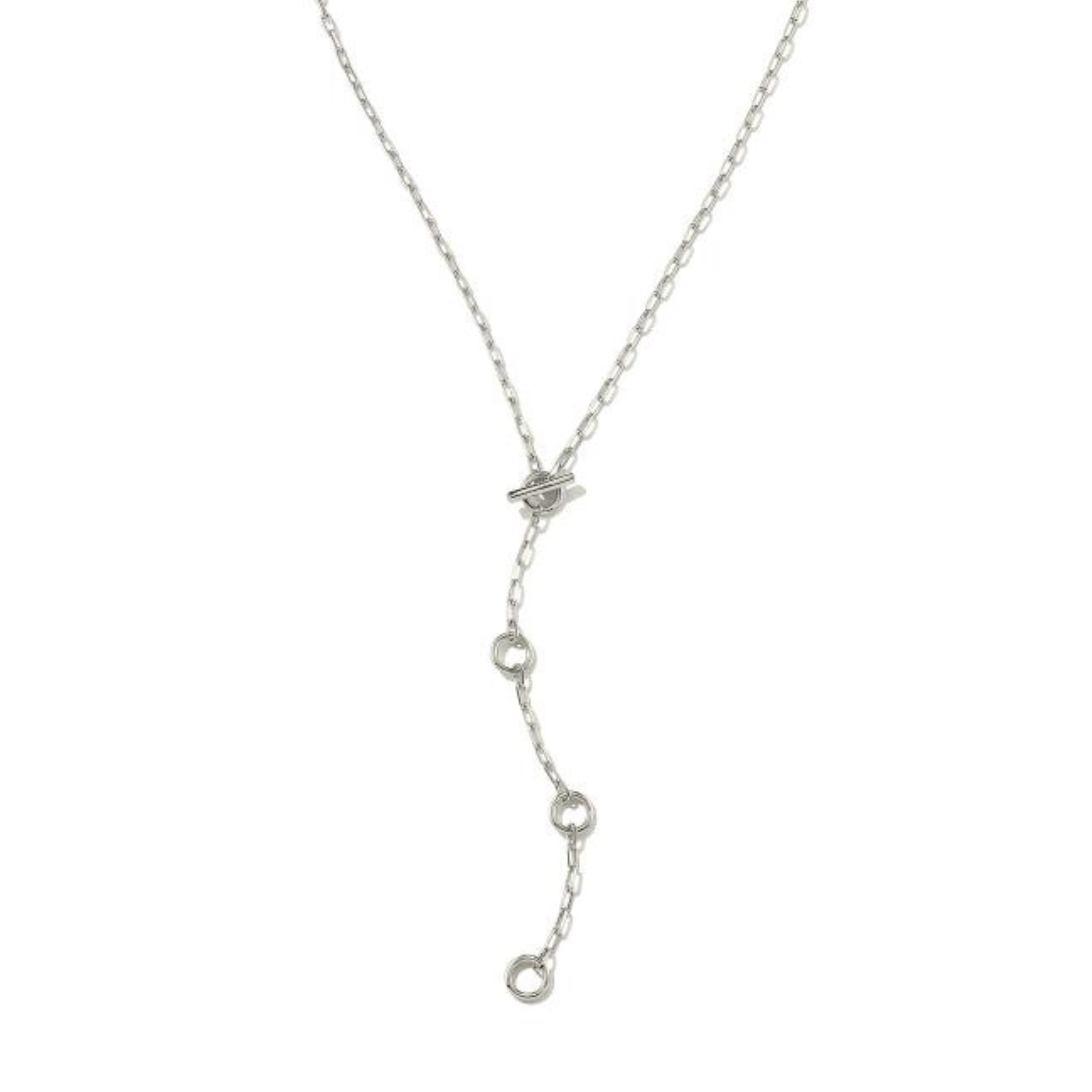 Kendra Scott | Andi Y Necklace in Silver - Giddy Up Glamour Boutique