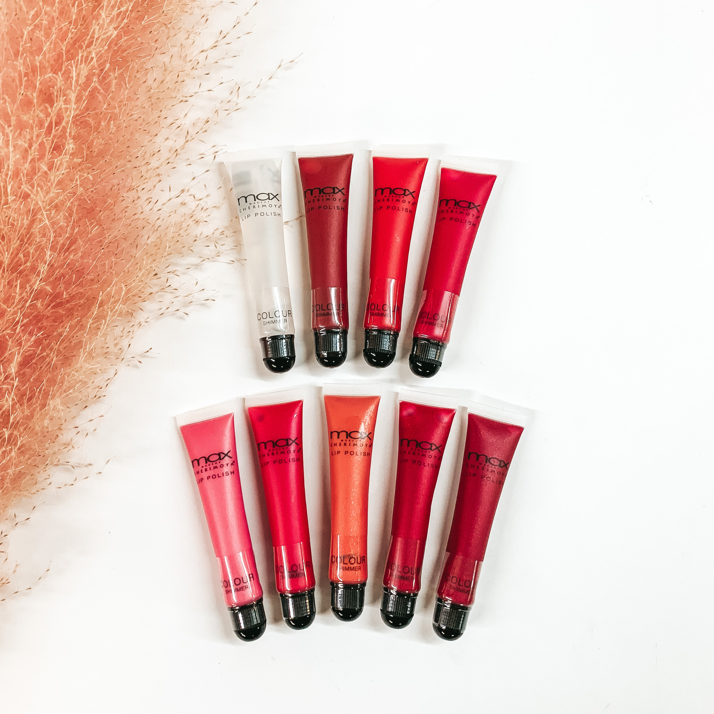 Buy 3 for $10 | Max Lip Polish in Shades of Red with Shimmer - Giddy Up Glamour Boutique
