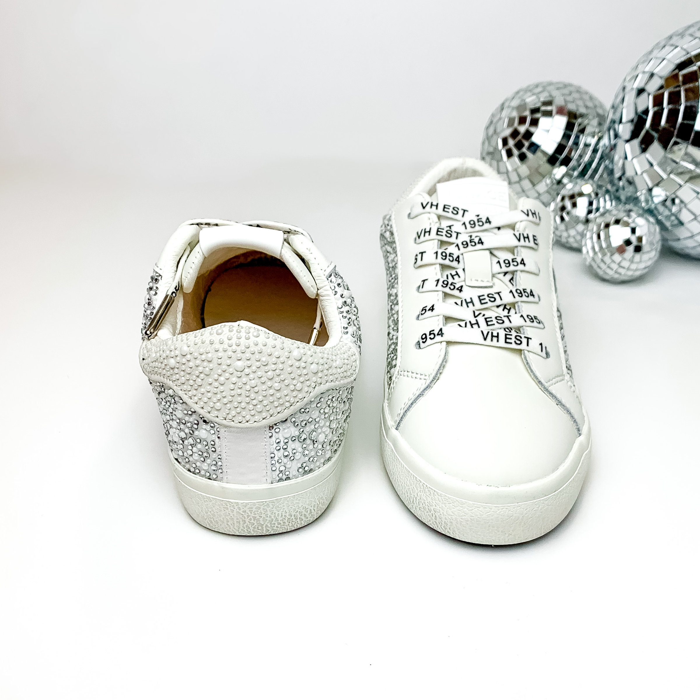 Vintage Havana | Prissy Sneakers in White Multi - Giddy Up Glamour Boutique