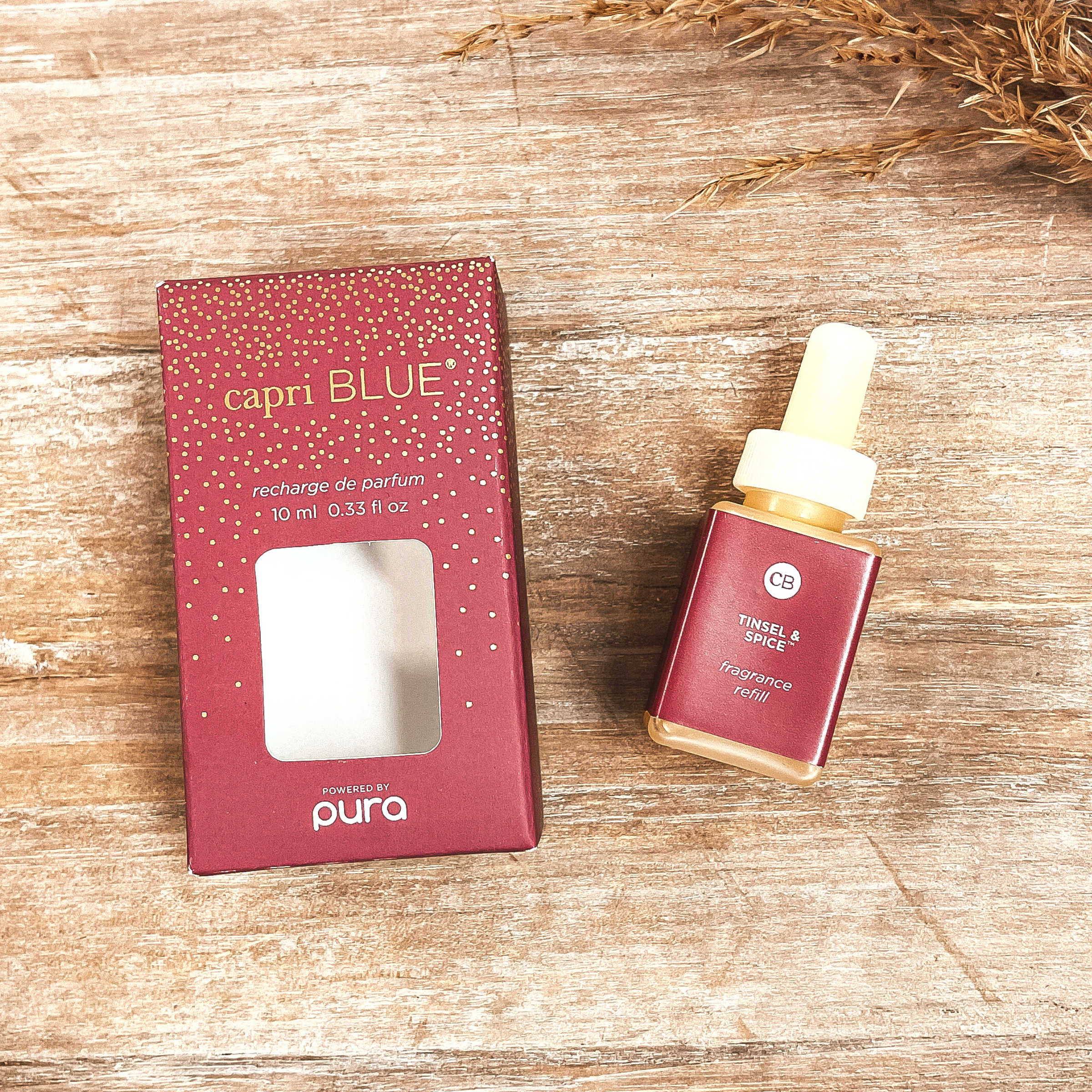 Pura x Capri Blue | Replacement Fragrance Inserts for Smart Home Diffuser | Tinsel & Spice Glimmer - Giddy Up Glamour Boutique