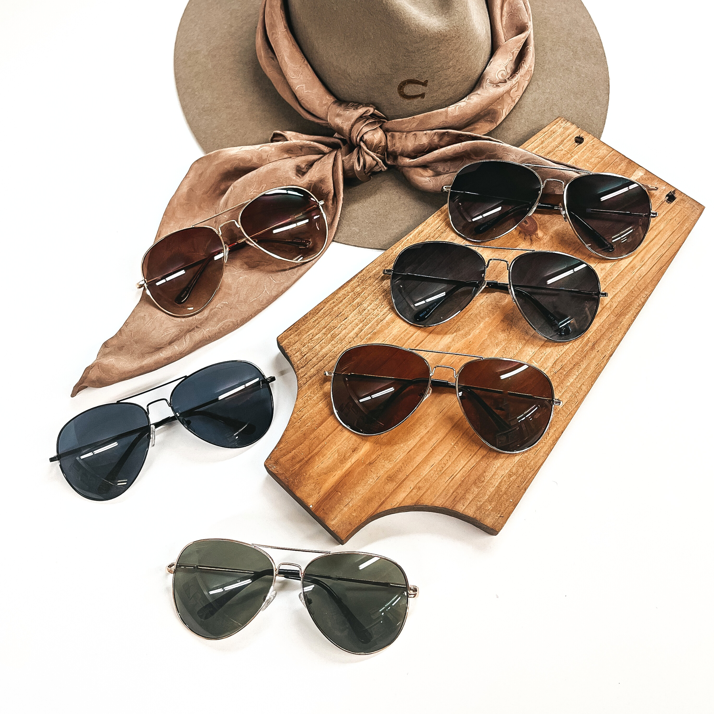 Danger Zone Aviator Style Sunglasses in Various Styles - Giddy Up Glamour Boutique