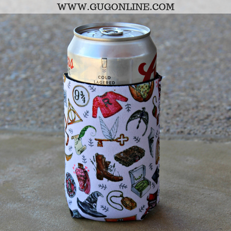 Harry Potter Themed Can Koozie - Giddy Up Glamour Boutique